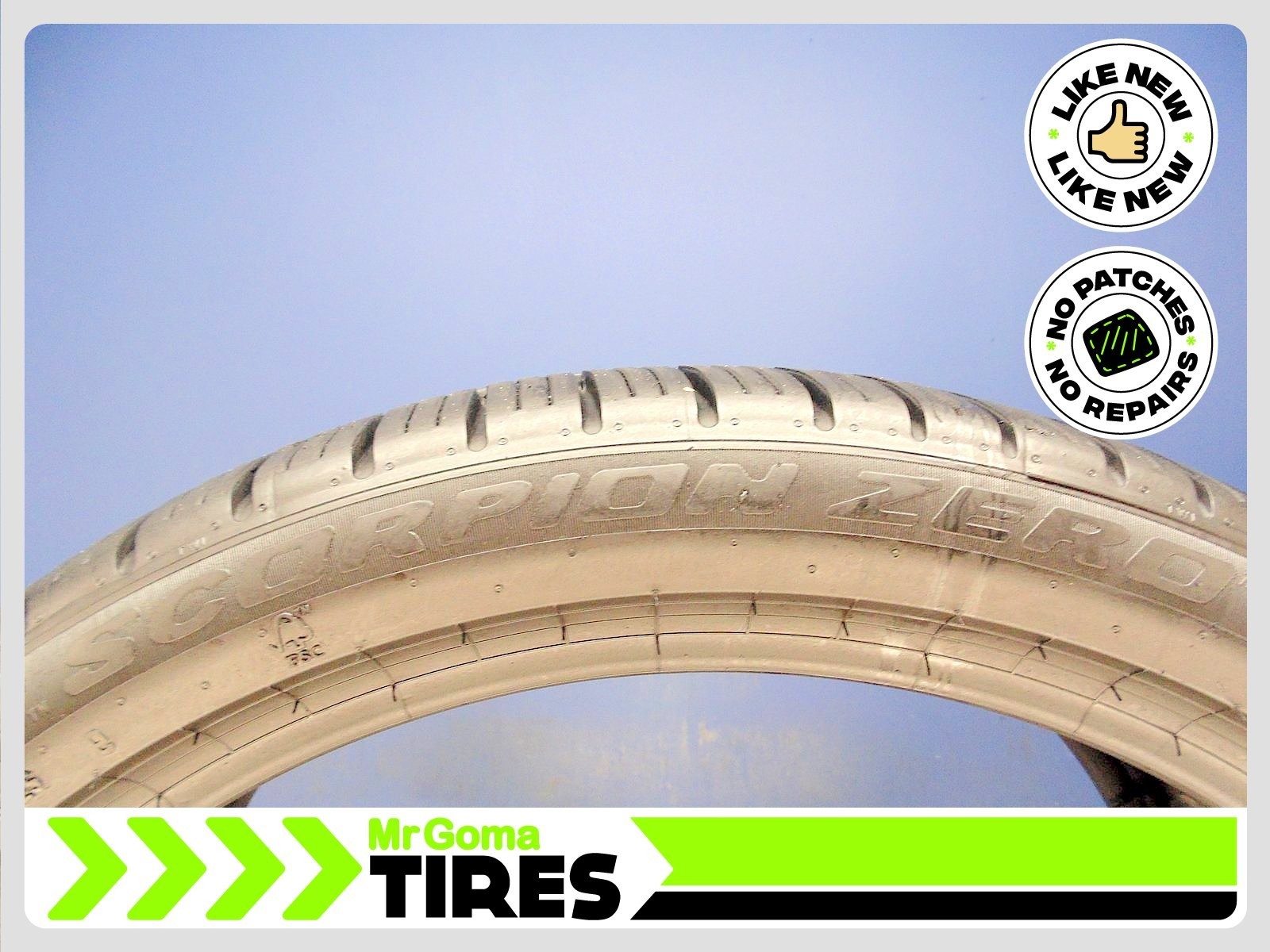 2 PIRELLI SCORPION ZERO AS PLUS 3 ELECT 285/35R22 USED TIRES 9.1/32TREAD 2853522