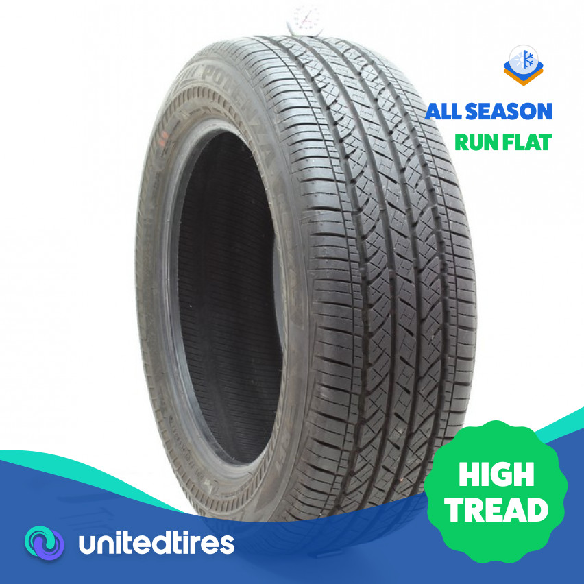Used 225/55R17 Bridgestone Potenza RE97AS RFT 95V – 8/32