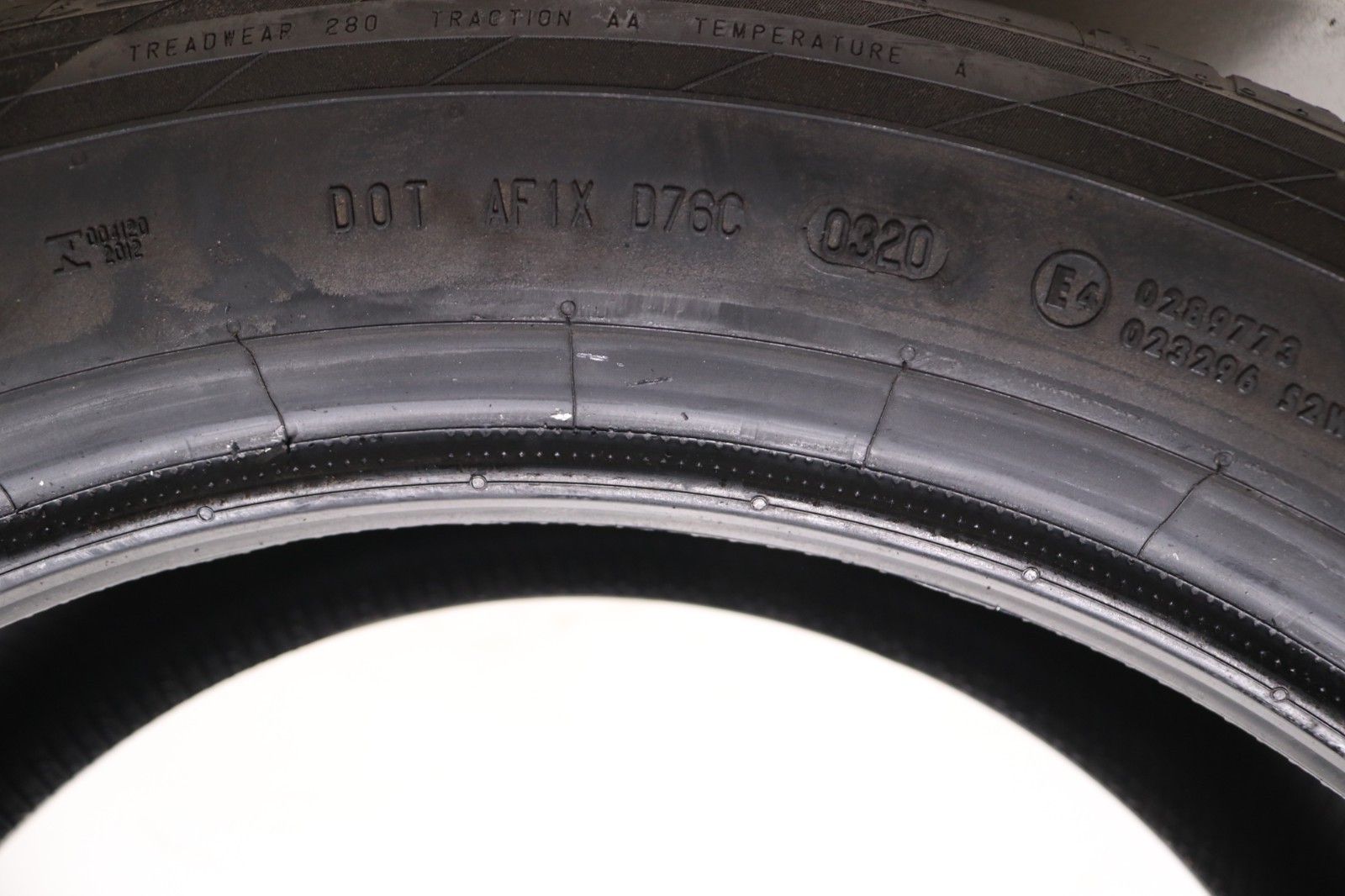 Set of 2 Used 255/50R21 Continental ContiSportContact 5 ContiSilent 109Y 8.5/32