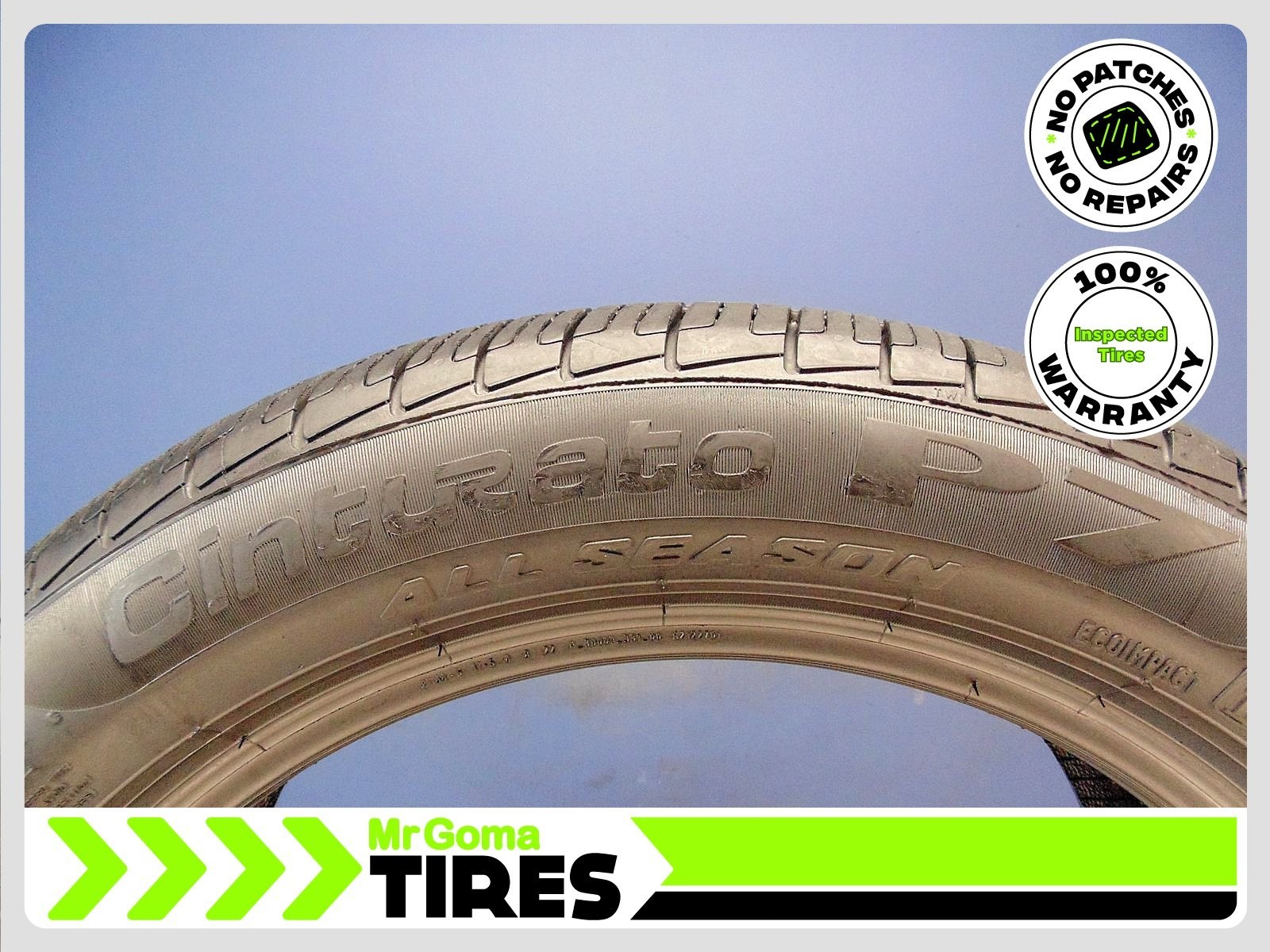 1 PIRELLI CINTURATO P7 A/S RSC RFT XL BMW 225/50R18 USED TIRE 7.3/32 TREAD 95V