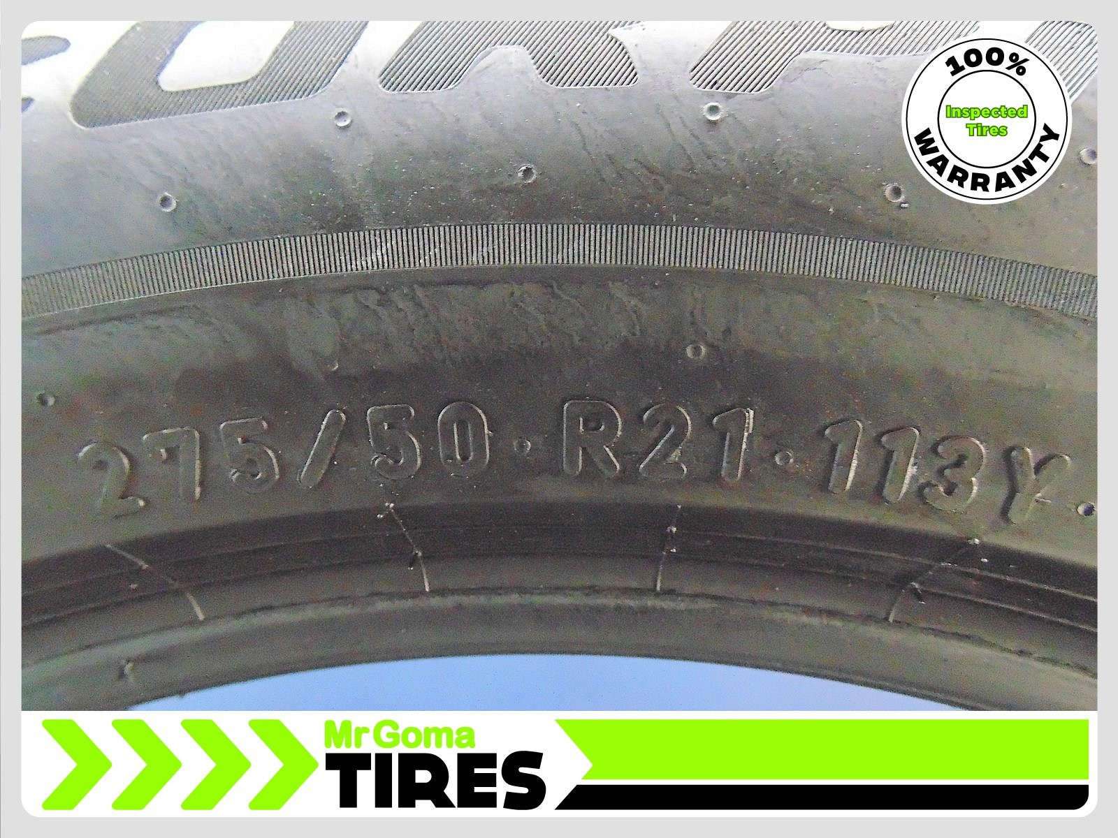 1 PIRELLI SCORPION MS LR XL 275/50R21 USED TIRE 7.6/32 TREAD 113Y 2755021