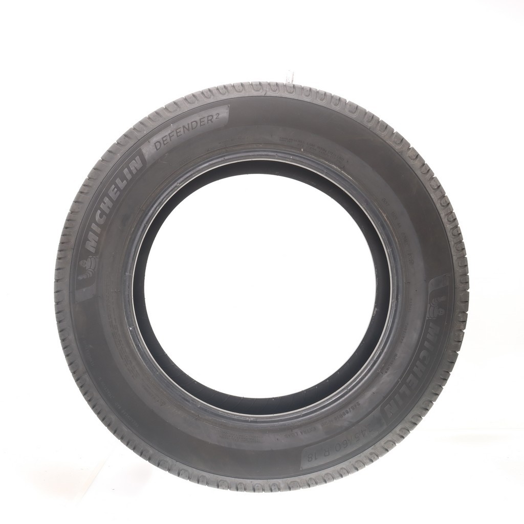 Set of (4) Used 245/60R18 Michelin Defender 2 109H – 9.5-10.5/32