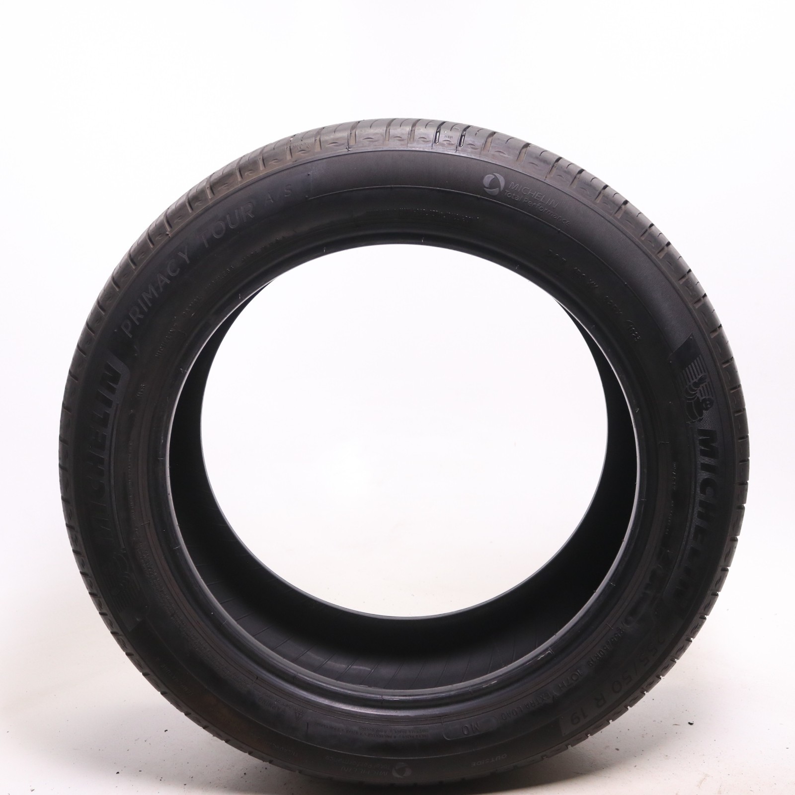 Set of 2 Used 255/50R19 Michelin Primacy Tour A/S MO – 107H – 7-7.5/32