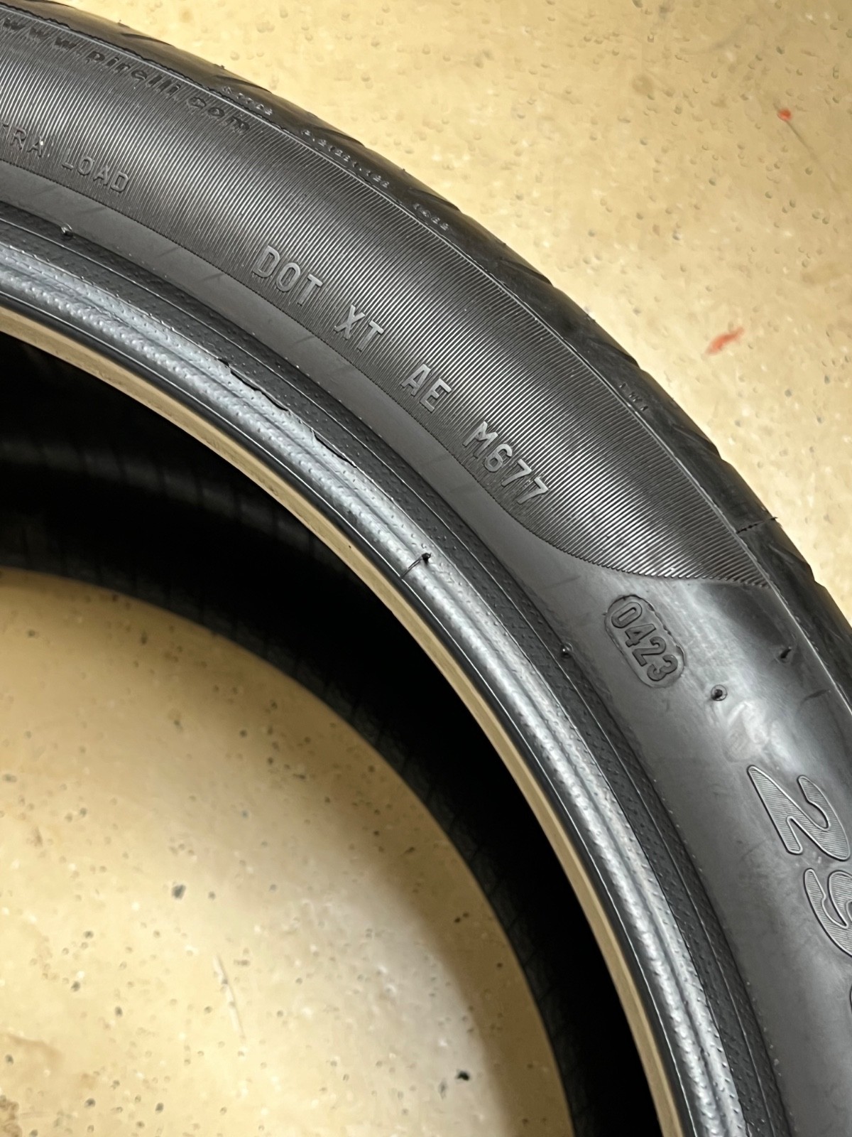 1 – TAKEOFF 295/30ZR20 XL (101Y) Pirelli P Zero (N0) Porsche – 7081 NO REPAIRS