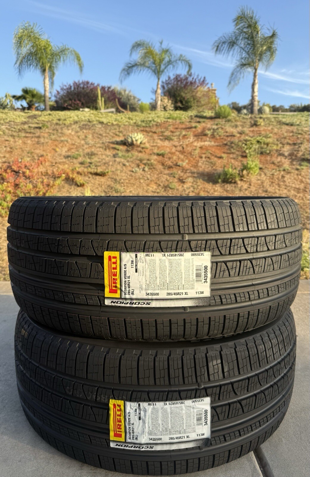 Set of 2 BRAND NEW 285/45R21 113W Pirelli Scorpion Verde All Season A/S AS Tires