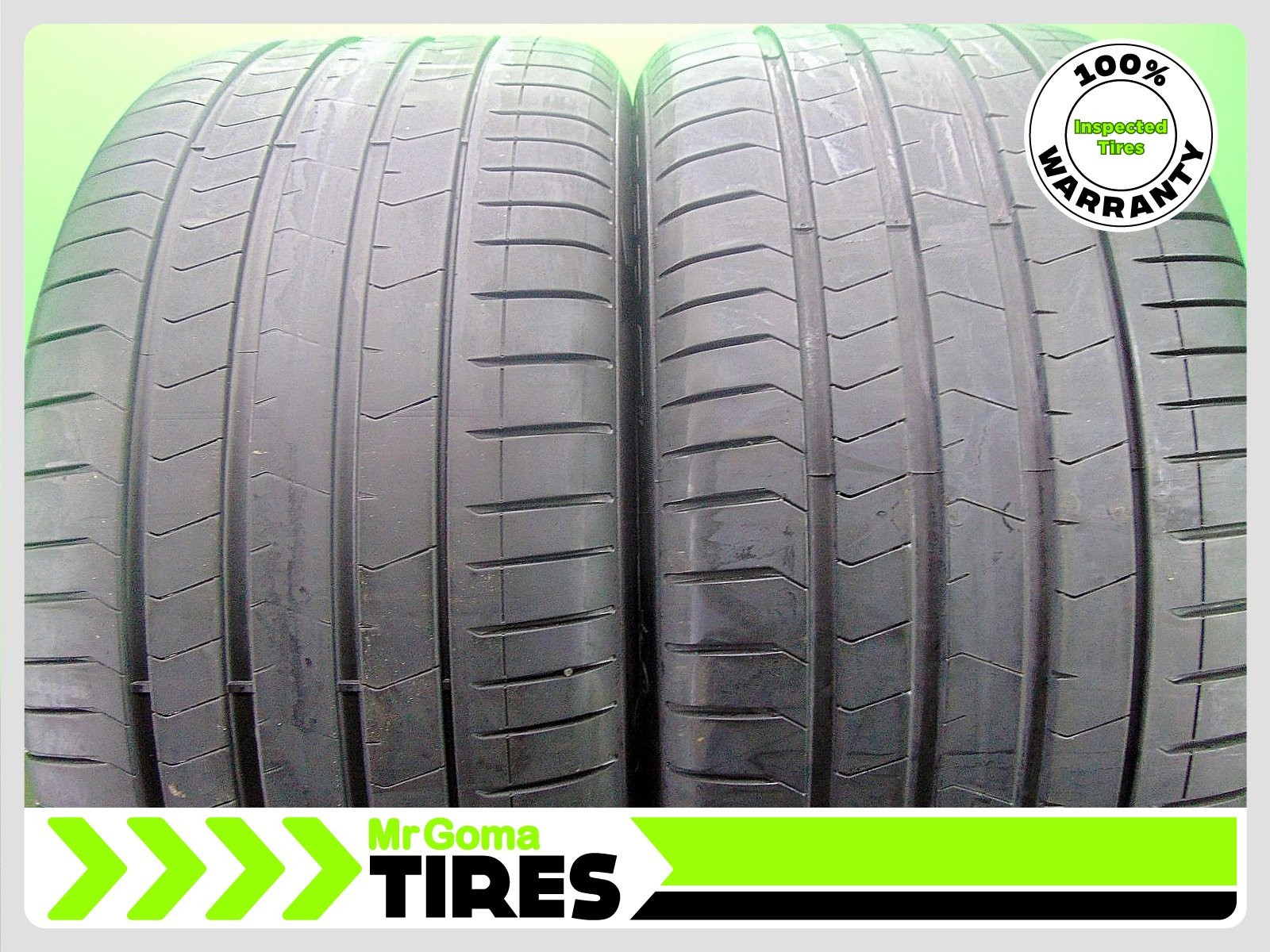 2 315/35R21 USED TIRES PIRELLI P ZERO TM PZ4 RSC RFT XL 6.8/32 TREAD 111Y