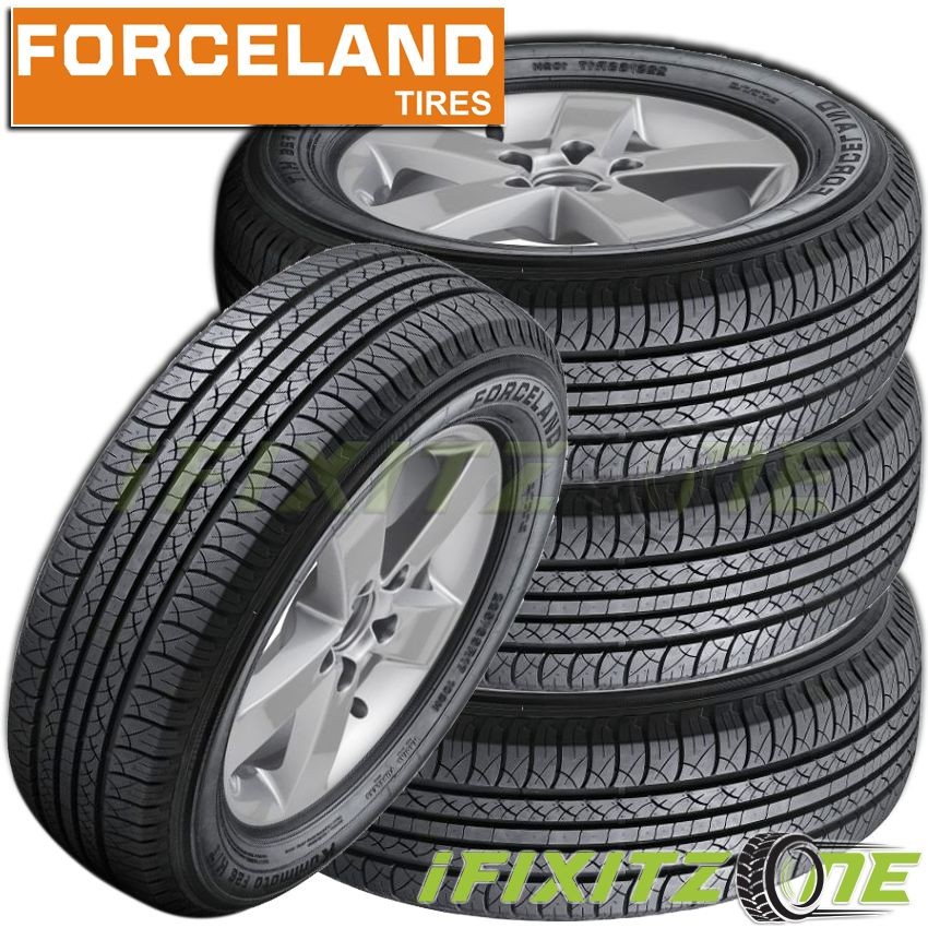4 Forceland Kunimoto F26 255/70R16 111T Tires, Truck/SUV, All Season, 500AA, New