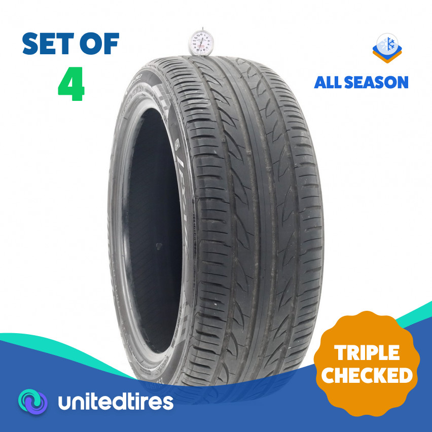 Set of (4) Used 235/45ZR18 Lexani LXUHP-207 98W – 7.5-9.5/32