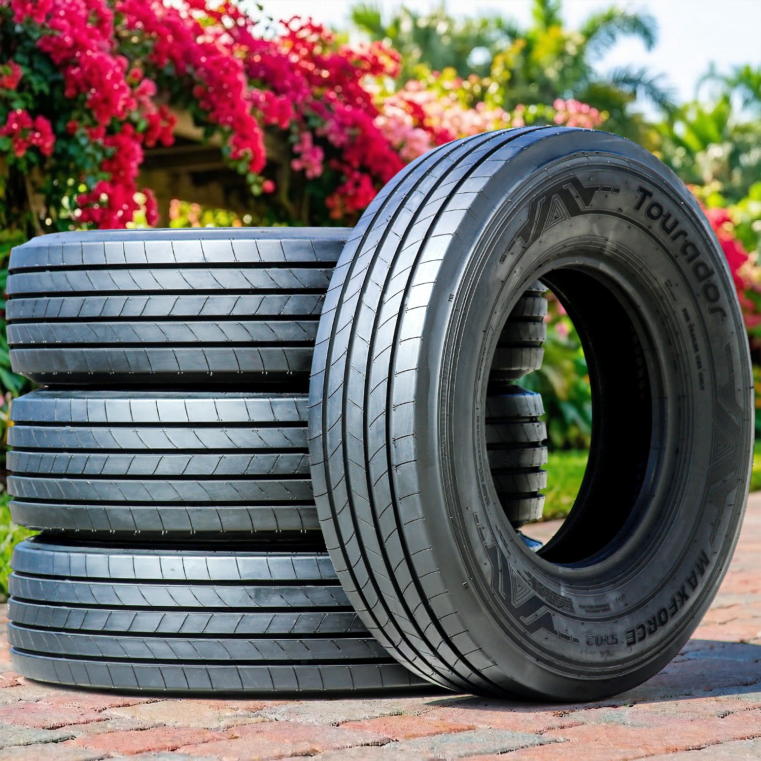 4 Tires Tourador MaxForce ST02 All Steel ST 235/80R16 Load G 14 Ply Trailer