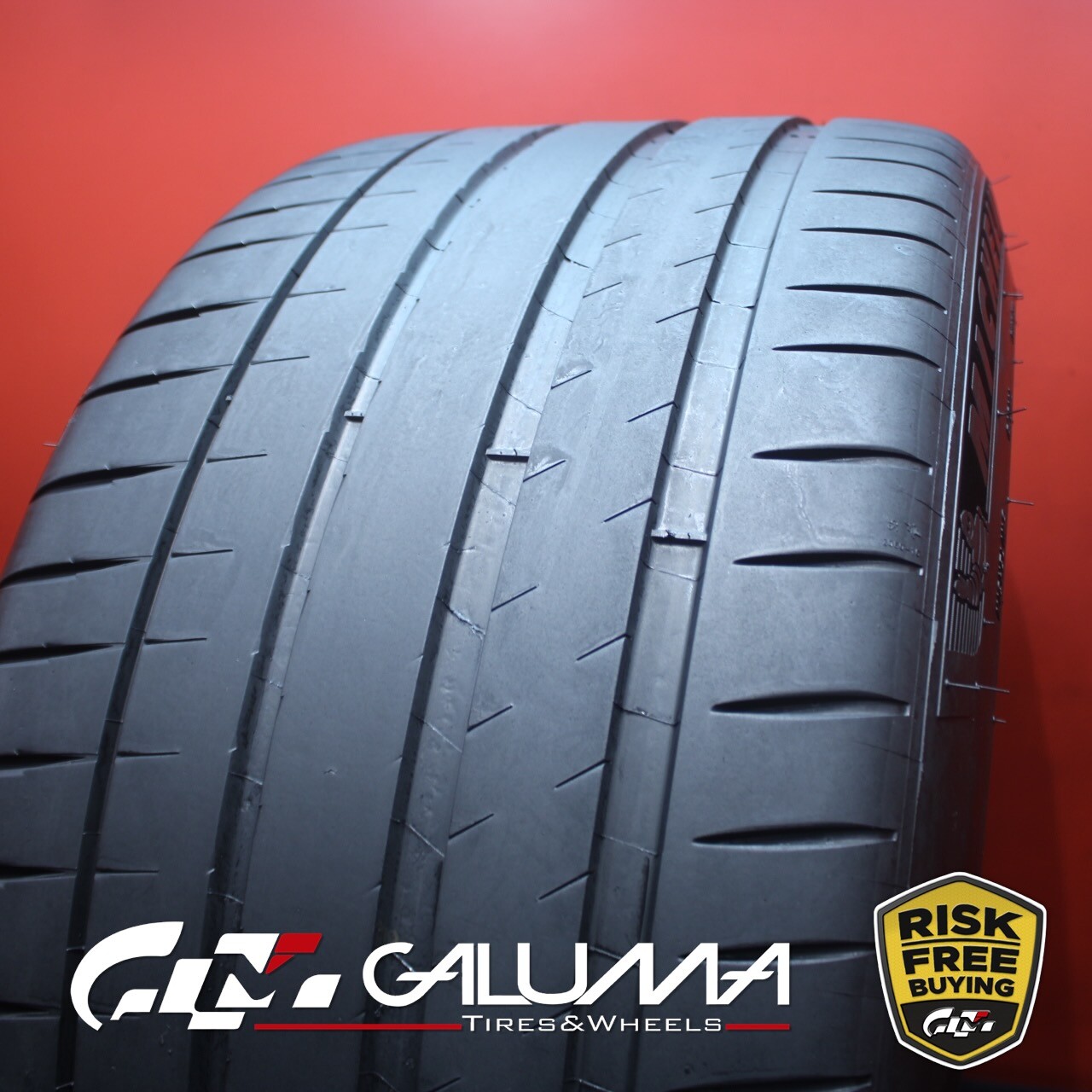 1 (One) Tire LikeNEW Michelin Pilot Sport 4S 325/35ZR22 325/35/22 3253522 #81132