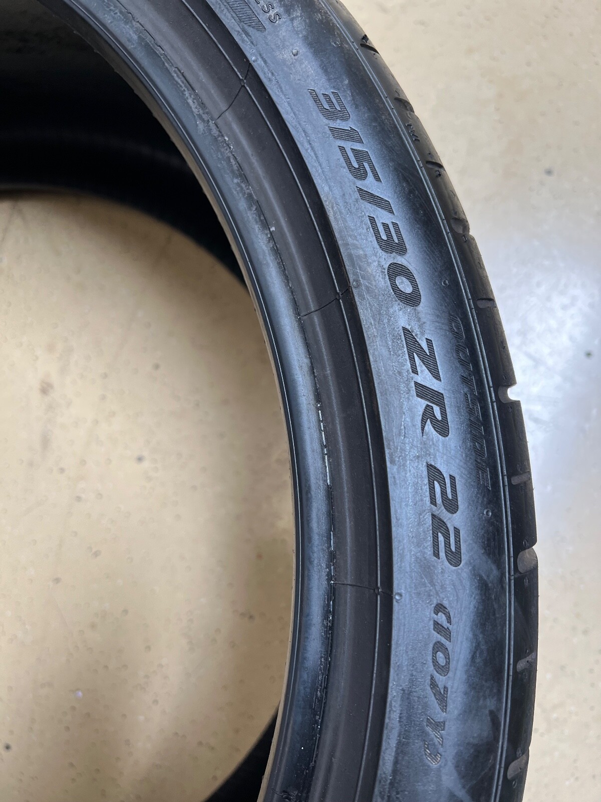 2 – 315/30ZR22 XL (107Y) Pirelli P Zero Corsa PZC4 (N0) Porsche OEM – 3115