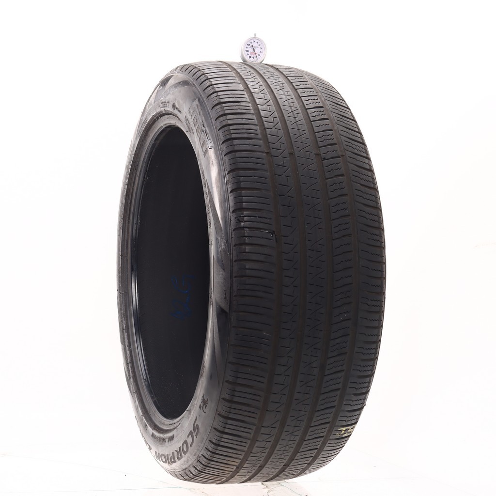 Set of (4) Used 275/45R21 Pirelli Scorpion Zero MO 107H – 5.5-7.5/32