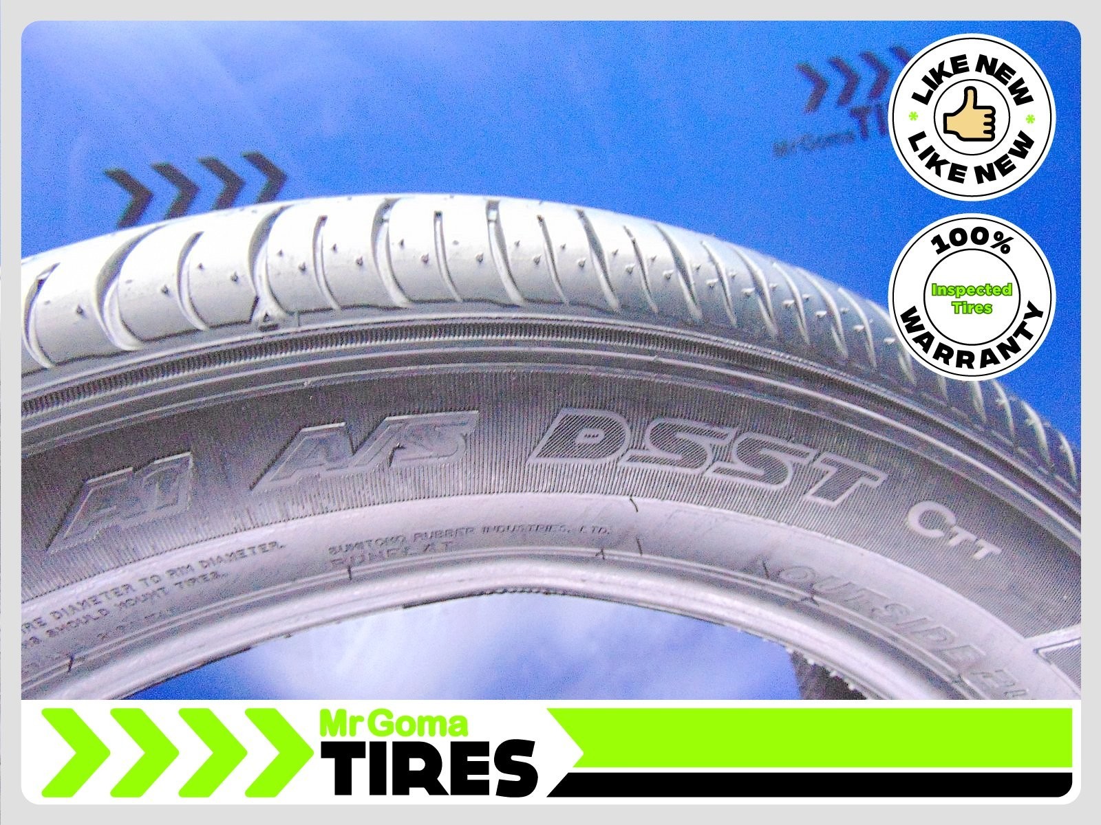 2 USED TIRES DUNLOP SP SPORT MAXX A1 A/S DSST CTT RFT 245/50R19 85%LIFE Run Flat