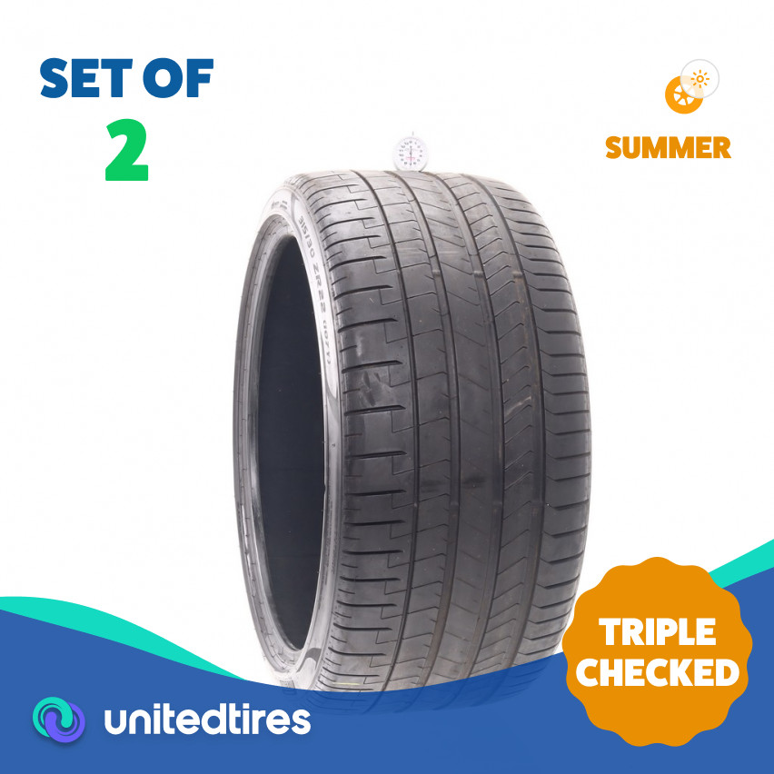 Set of (2) Used 315/30ZR22 Pirelli P Zero PZ4 107Y – 7/32
