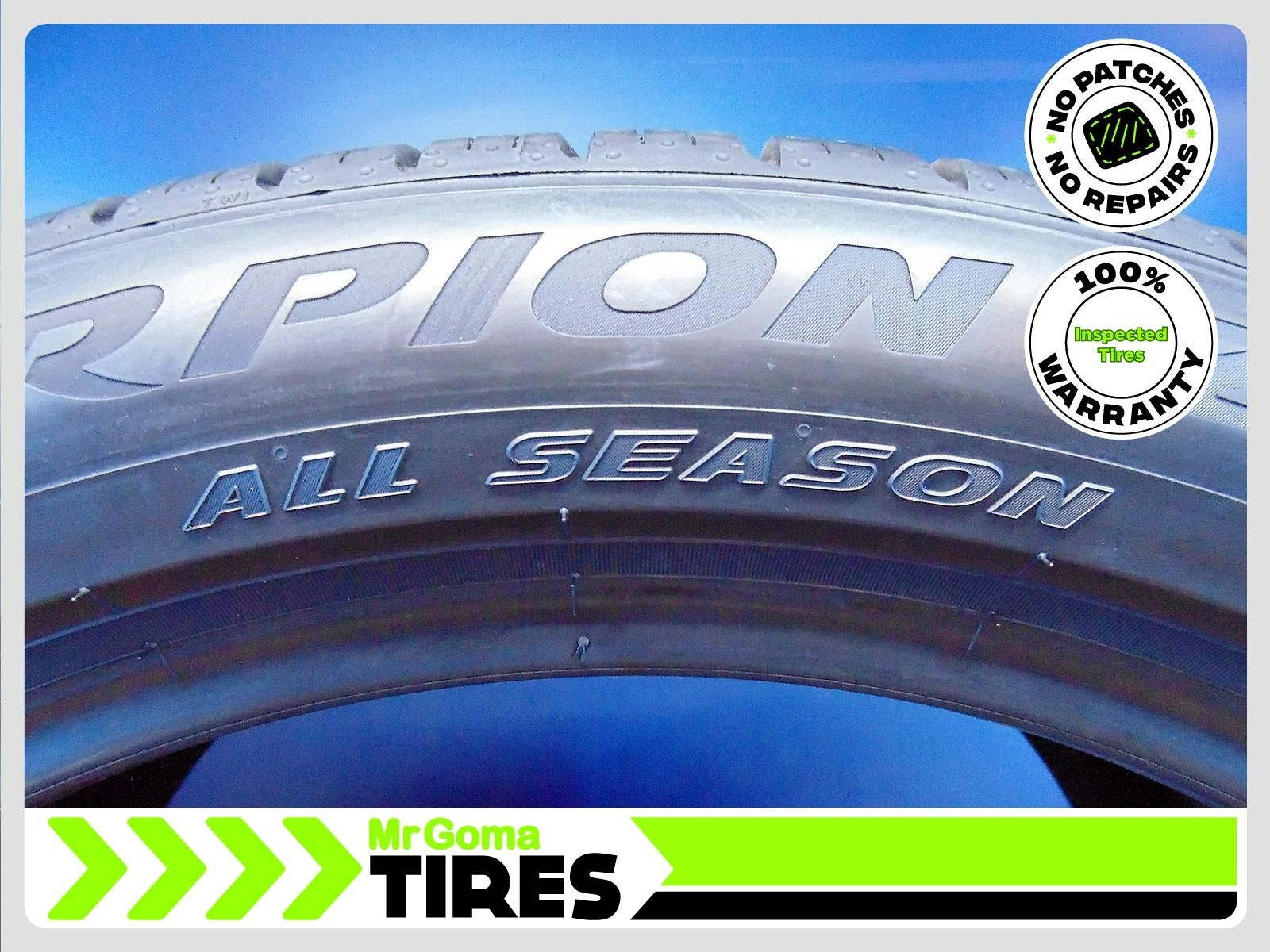 2 PIRELLI SCORPION TM ZERO ALL SEASON MO-S PNCS 315/40R21 USED TIRES 7/32 AVG