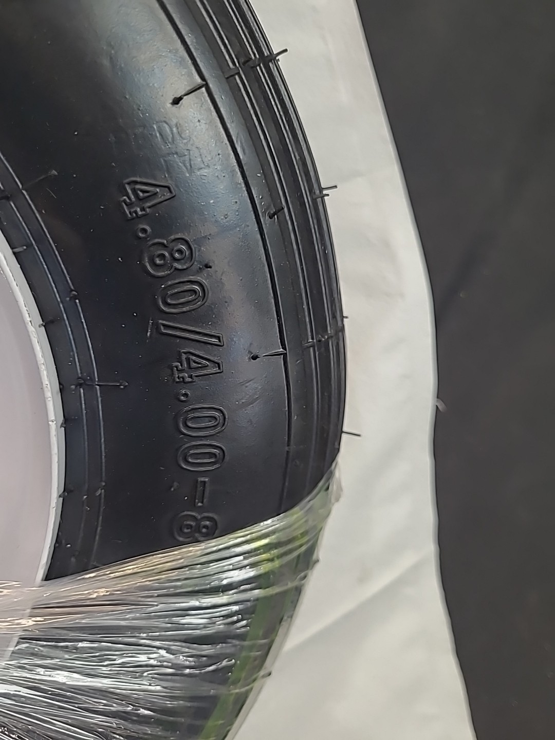 Hi-Run CT1004-RIB-4.80/4.00-8-4 Ply Lawn & Garden Tire & Wheel w/ 5/8 in Bearing