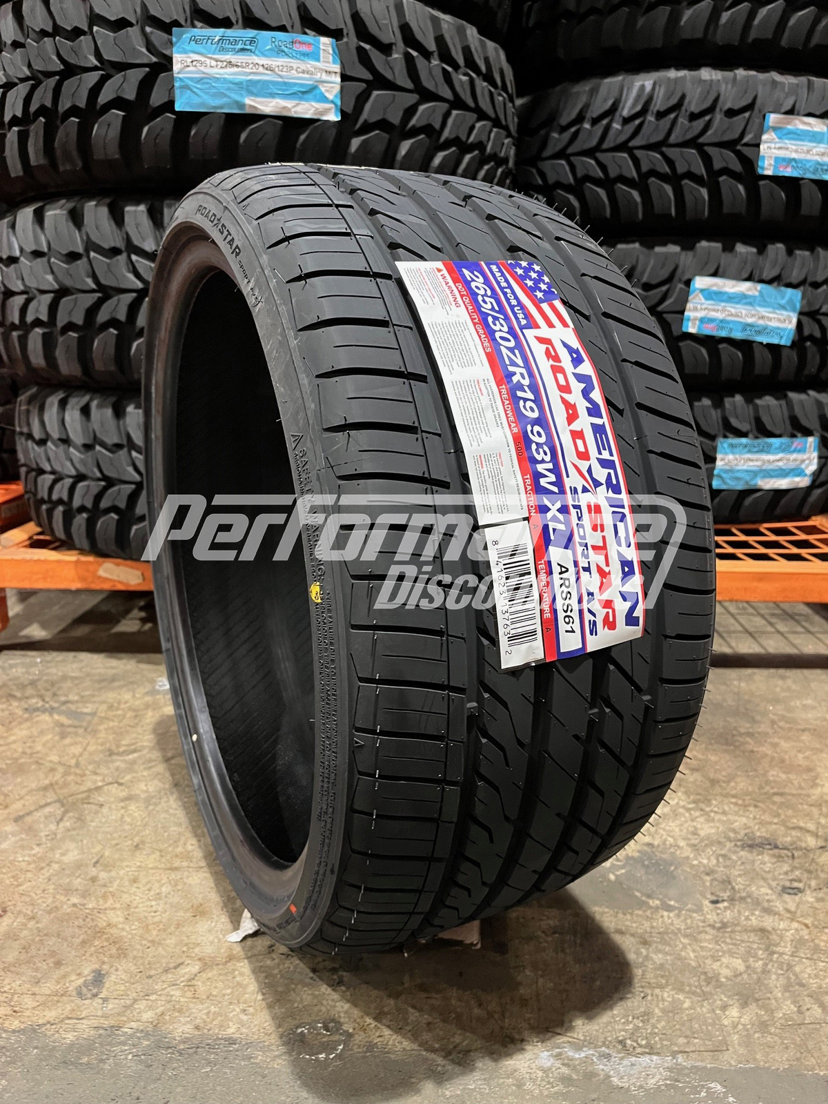 2 New American Roadstar Sport A/S Tires 265/30R19 93W SL BSW 265 30 19 2653019