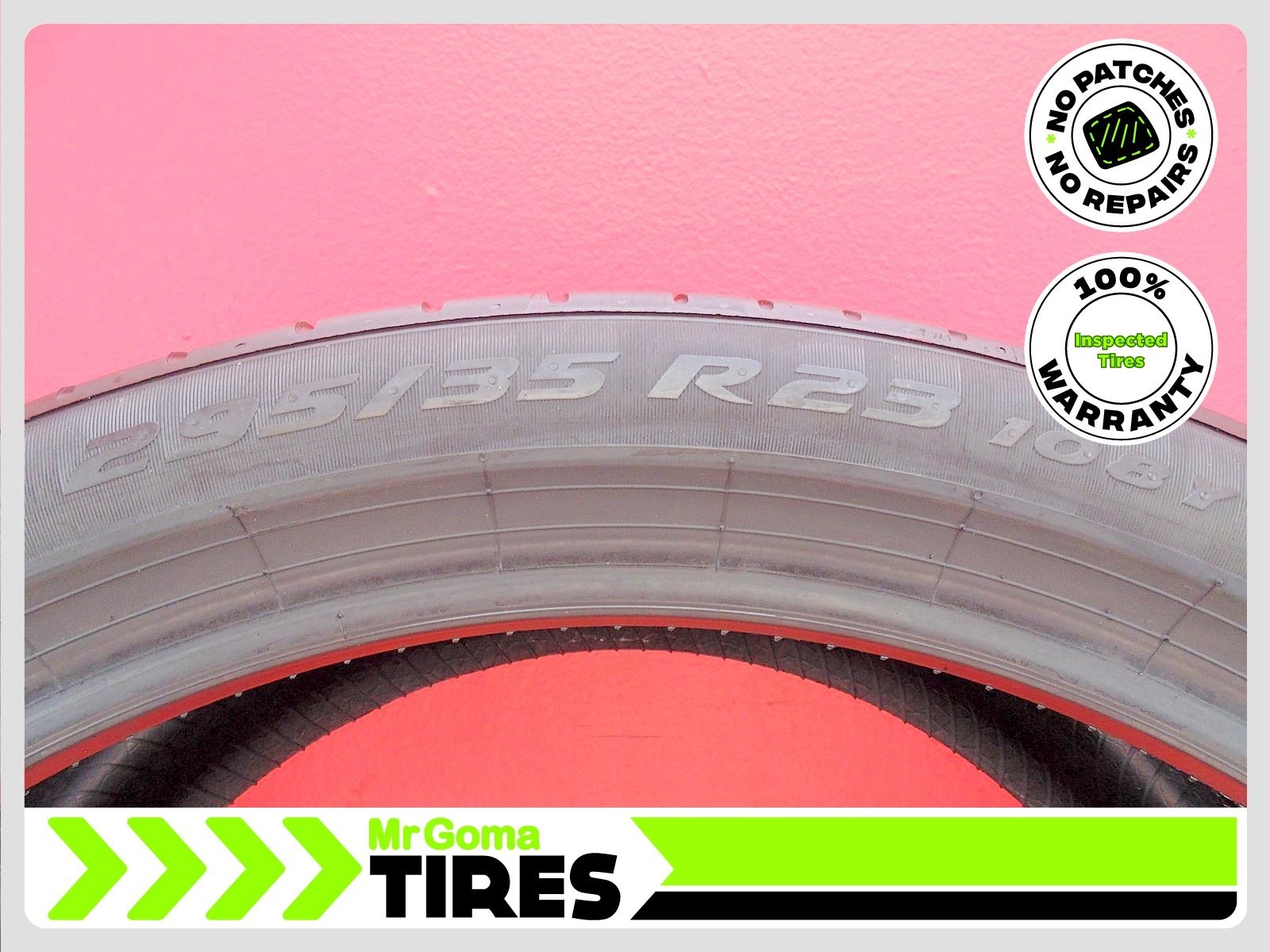 1 PIRELLI P ZERO TM PZ4 ELECT XL 295/35R23 USED TIRE 7.3/32 TREAD 108Y 2953523