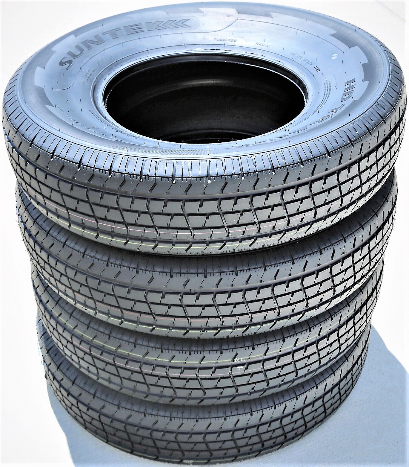 4 Tires Suntek HD Trail 2 Semi Steel ST 175/80R13 Load D 8 Ply Trailer