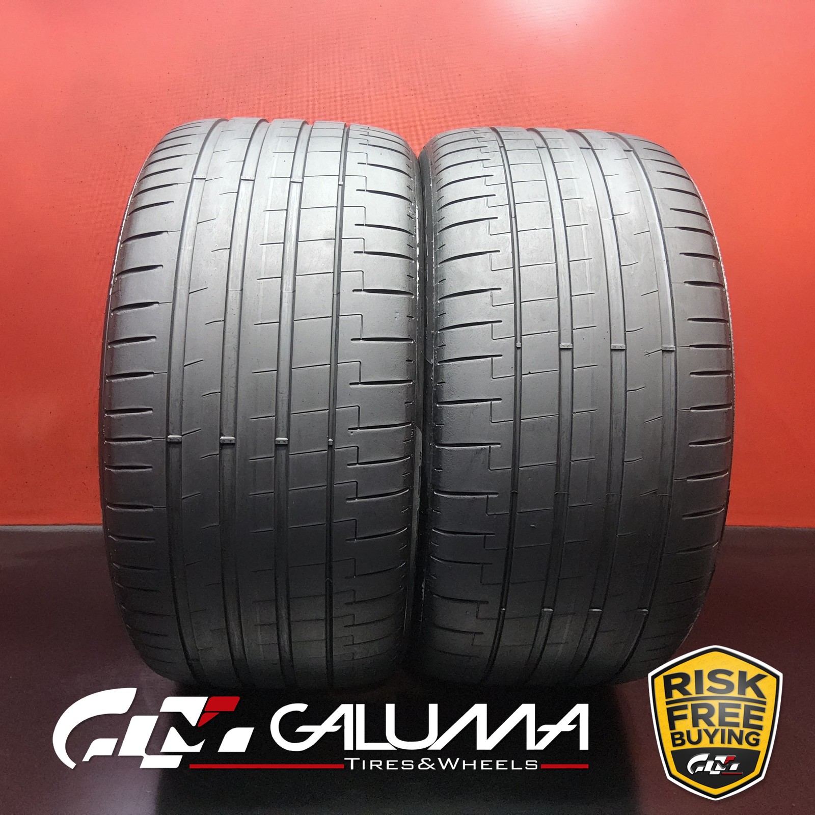Set of 2 Tires Pirelli P-Zero (PZ5) ★ XL HL295/35/21 ZR21 2953521 110Y #96154