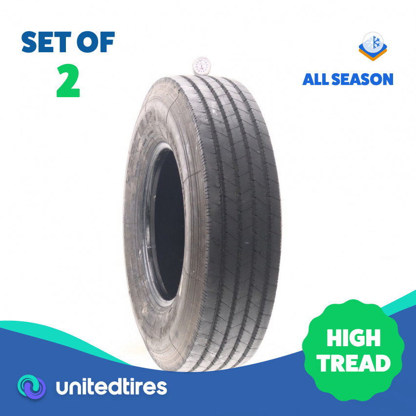 Set of (2) Used ST 235/85R16 Hercules H901 132/127L – 13/32