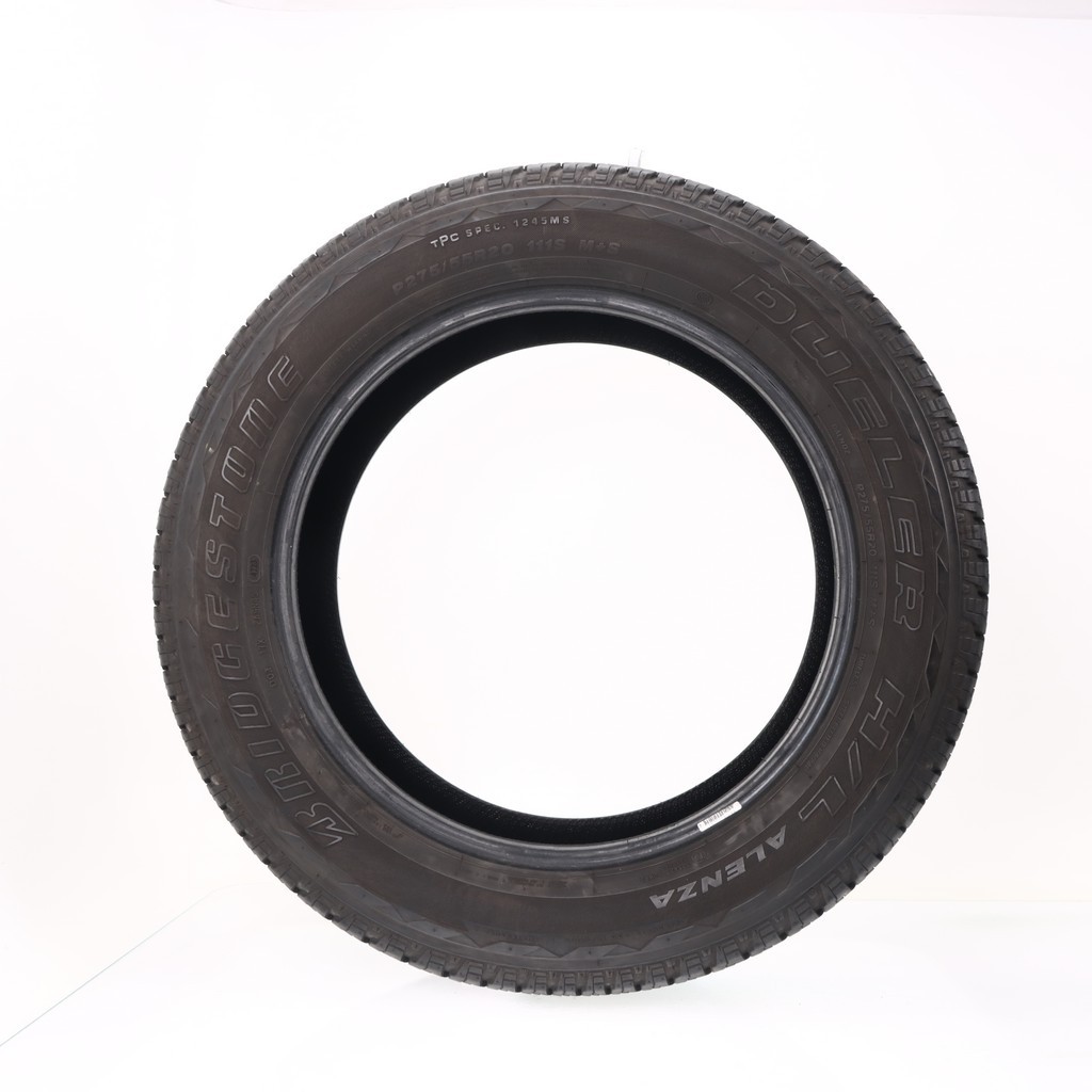 Set of (4) Used 275/55R20 Bridgestone Dueler H/L Alenza 111S – 9.5-10.5/32