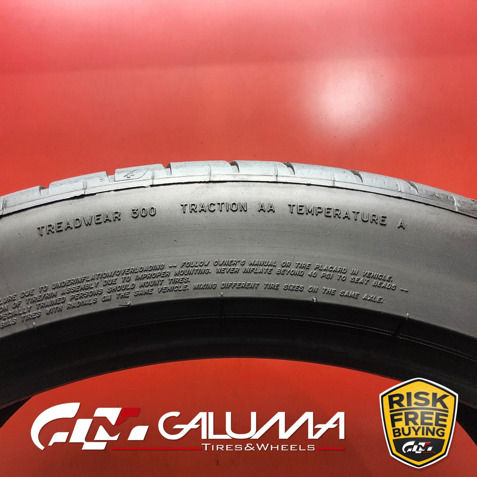 1 (One) Tire Michelin Pilot Sport 4S (MO1) XL 285/40ZR23 111Y No Repairs #94766