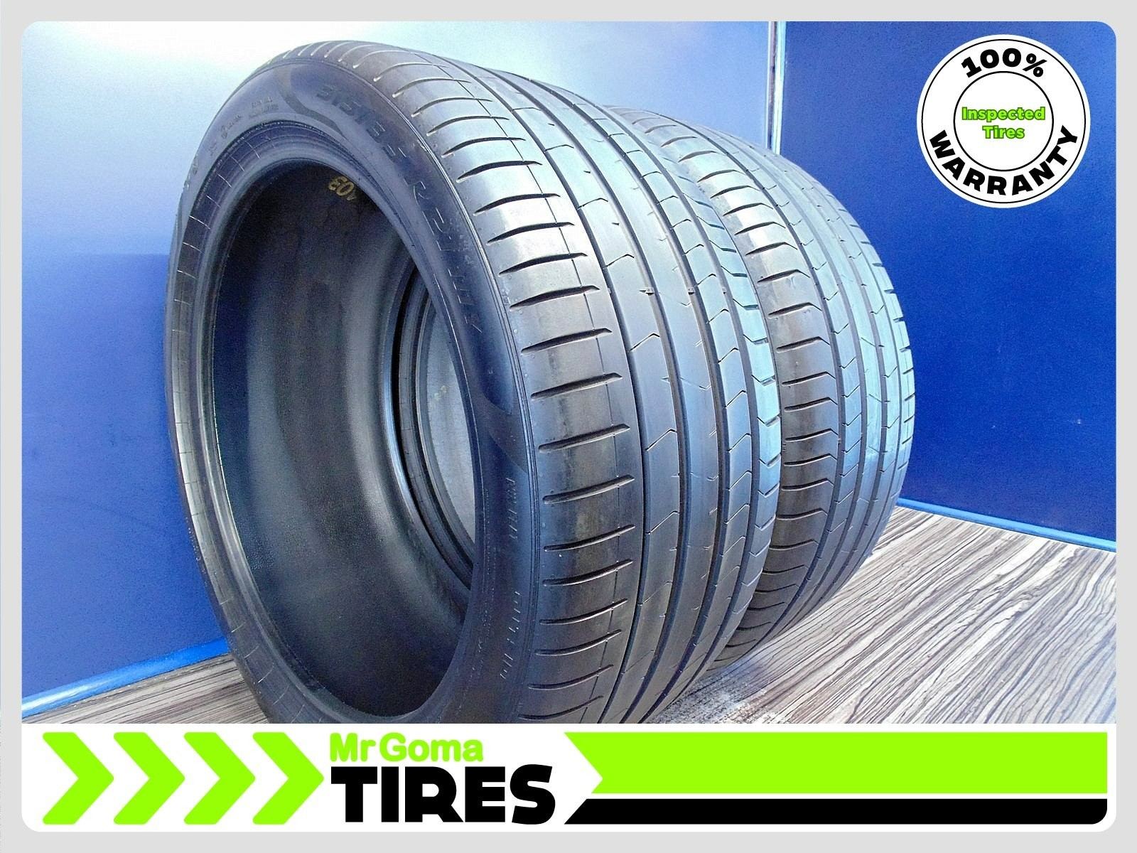 2 PIRELLI P ZERO TM PZ4 RSC RFT XL 315/35R21 USED TIRES 7/32 AVG BMW X5 Run flat