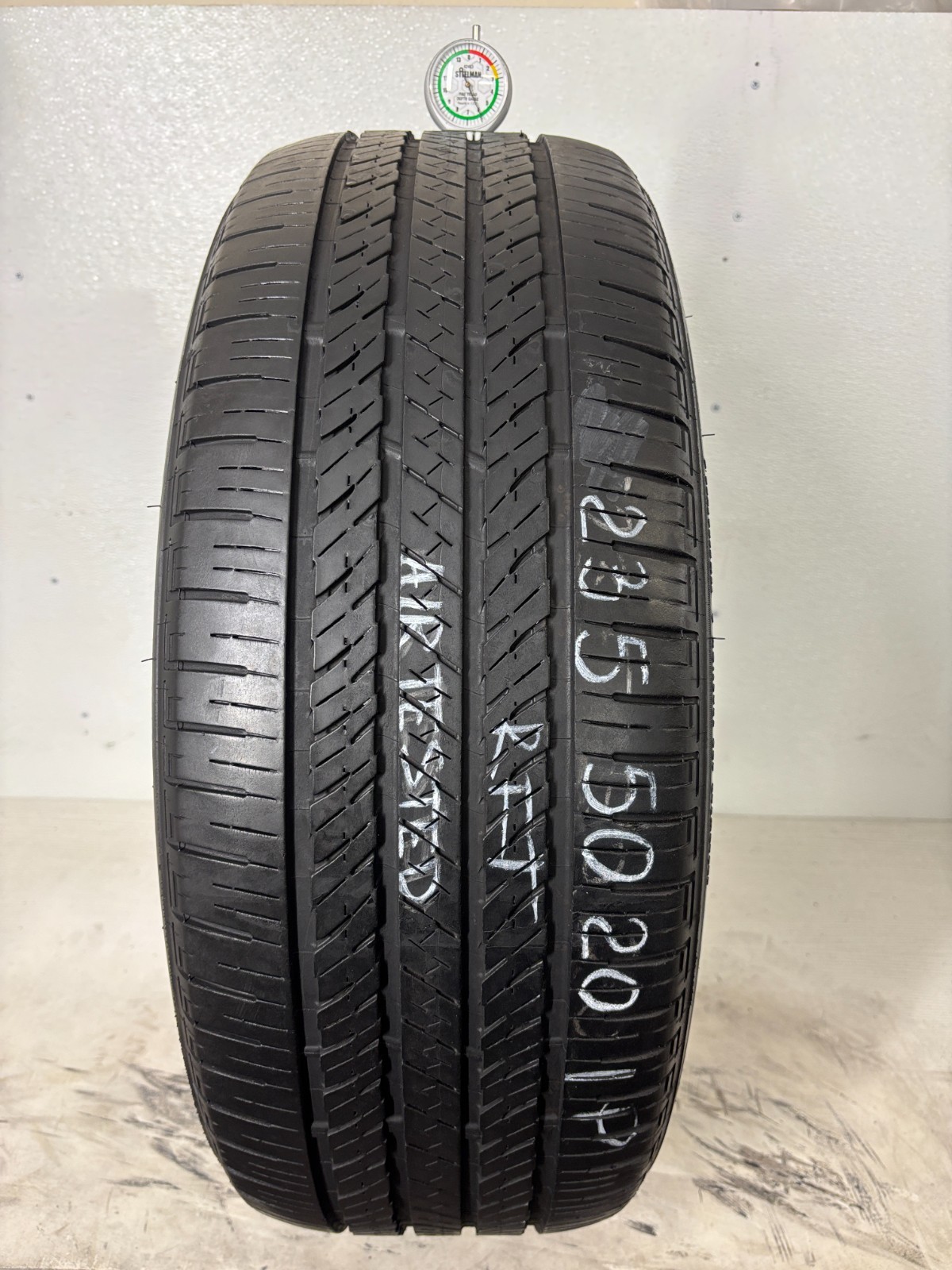 1 Tire 235 50 20 Bridgestone Alenza A/S02 Run Flat (6.00/32 = 66% Tread Left)
