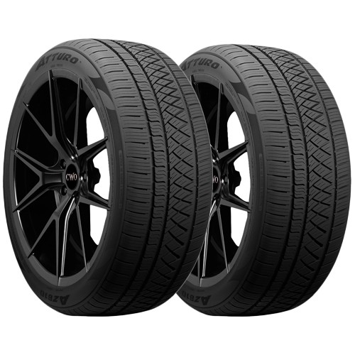(QTY 2) 295/40R24 Atturo AZ810 114V XL Black Wall Tires