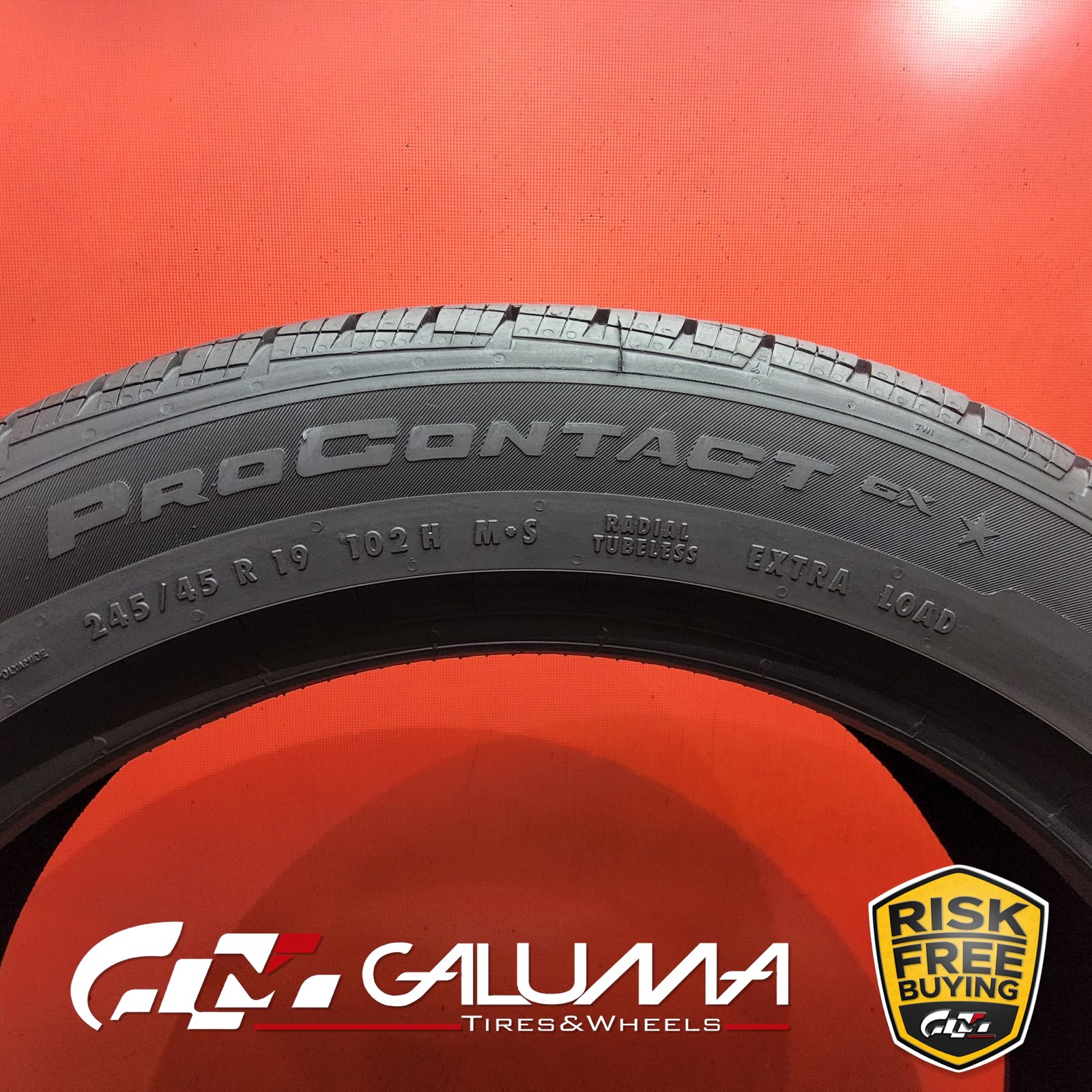 1 Tire LikeNEW Continental ProContact GX ★ XL 245/45R19 245/45/19 102H #95782
