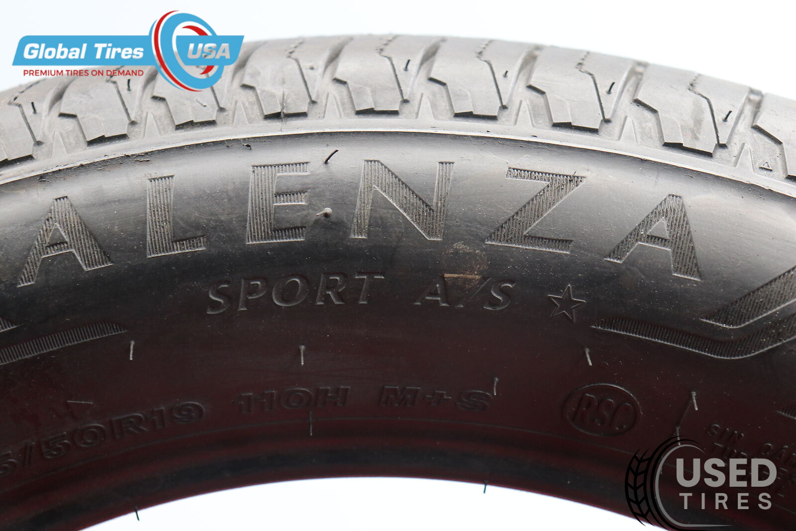 1 Used Bridgestone Alenza Sport AS (RSC) (RFT) 265/50R19 265/50/19 2655019