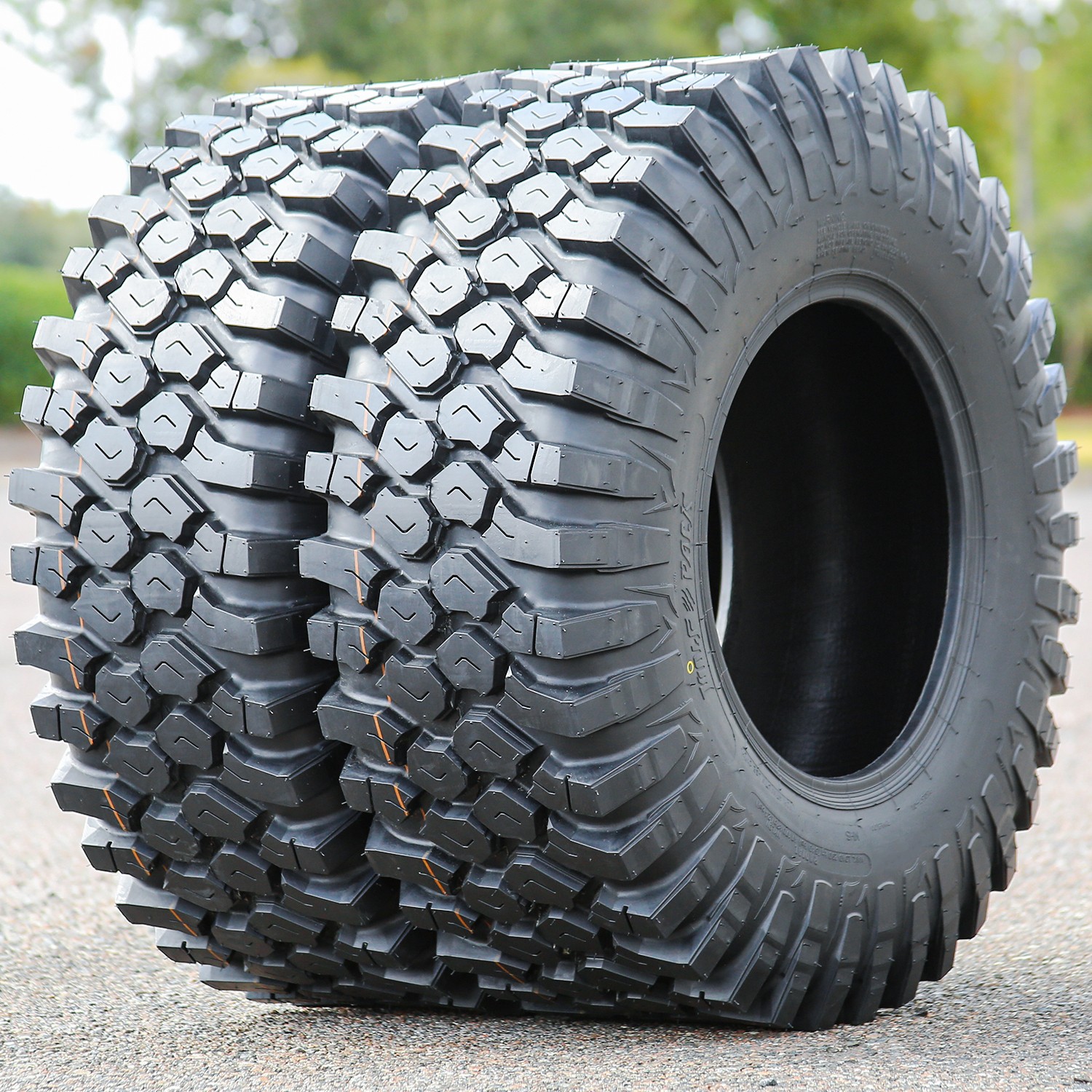 4 Wolfpack P3057 27×9.00R14 27x9R14 27x9x14 10 Ply A/T All Terrain ATV UTV Tires