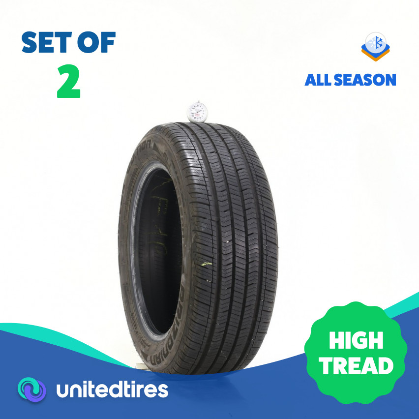 Set of (2) Used 205/55R16 Arizonian Silver Edition 91V – 9.5/32