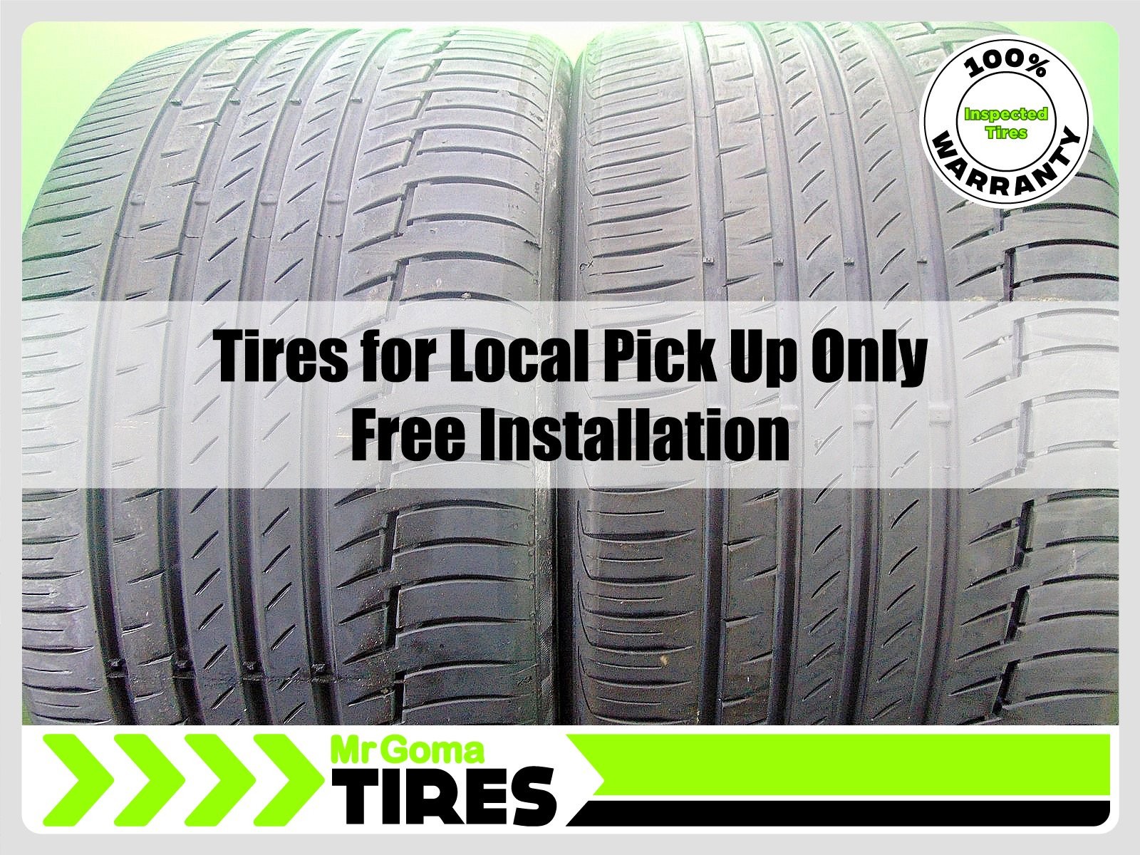 2 315/30R22 USED TIRES CONTINENTAL PREMIUMCONTACT 6 XL 7.0/32 TREAD 3153022 107Y