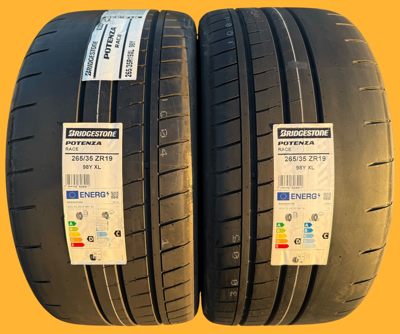 TWO BRAND NEW 265/35ZR19 Bridgestone Potenza Race Tires Like Michelin Cup 2!