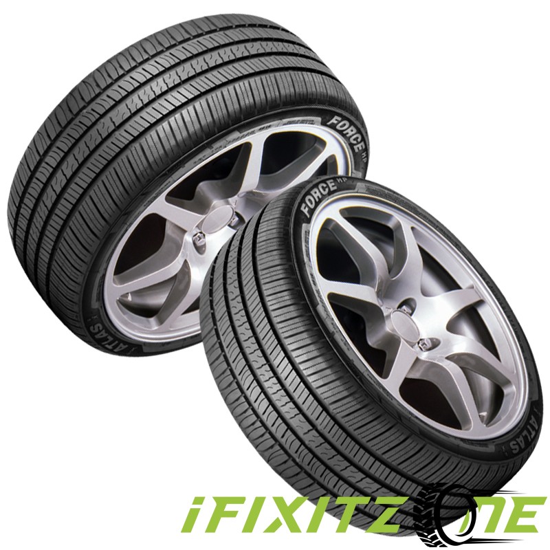 2 Atlas Force HP 205/55R16 91V Performance All Season 50,000 Mileage 700AA UTQG