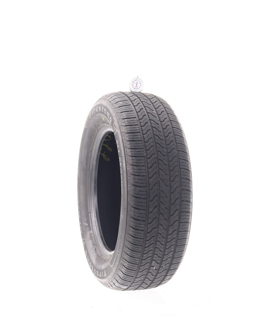 Set of (4) Used 225/60R16 Firestone All Season (Firestone) 98T – 7-8.5/32
