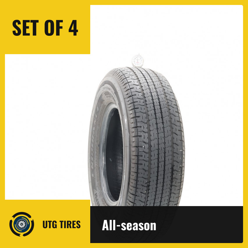 Set of (4) Used ST 225/75R15 Goodyear Endurance 117/112N – 6.5-7/32