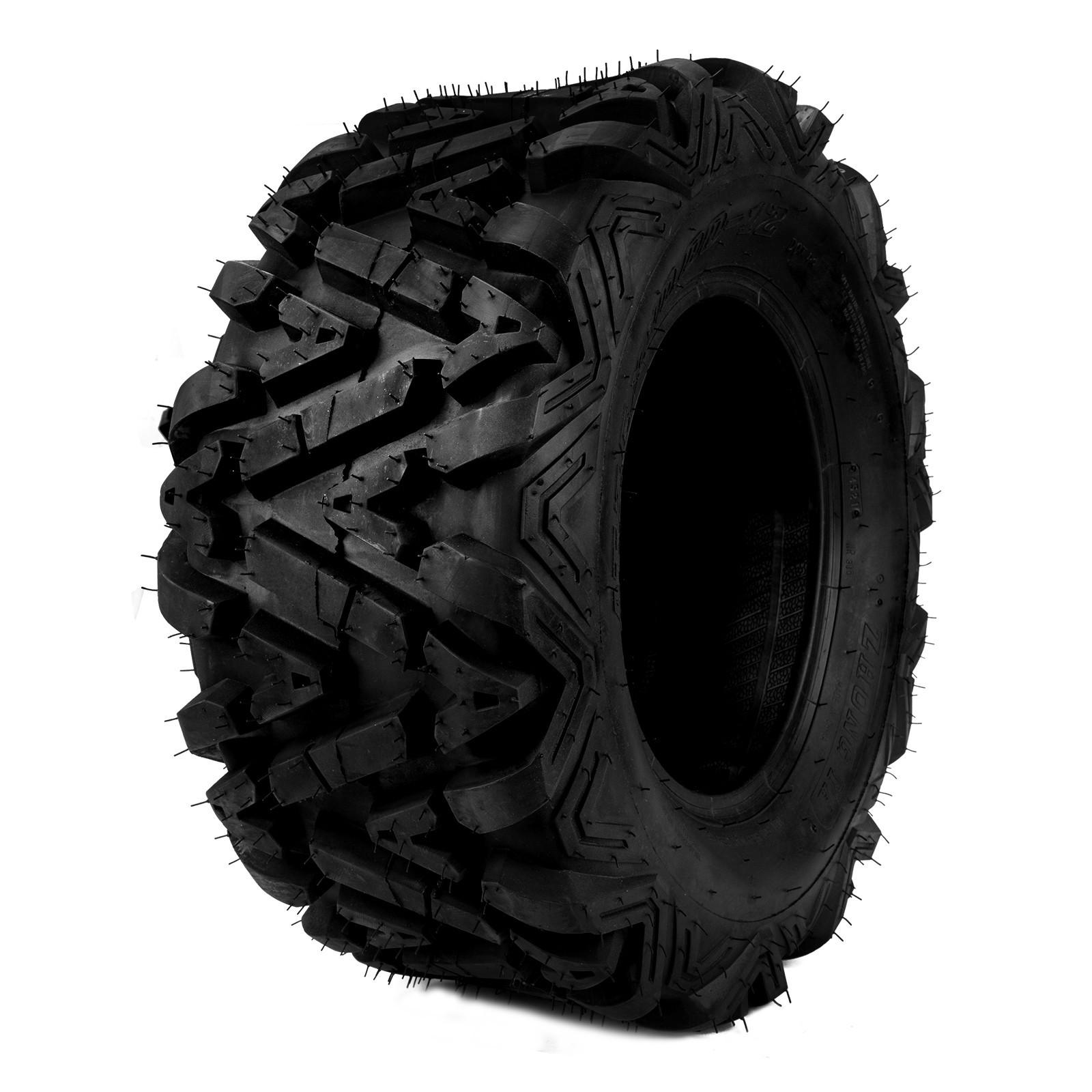 2PCS ATV TIRES 25×10-12 UTV All Terrain Tires 25 10 12 25x10x12 6 Ply