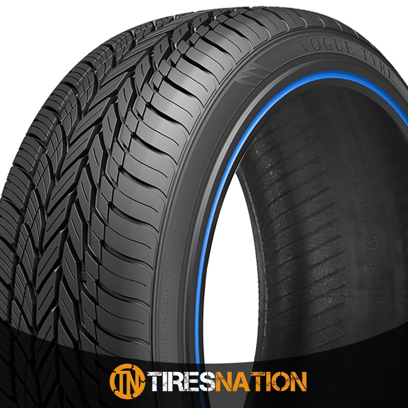 (1) New Vogue CUSTOM BUILT RADIAL BLUE STRIPE 245/45R19XL 102V CBR8 Tires