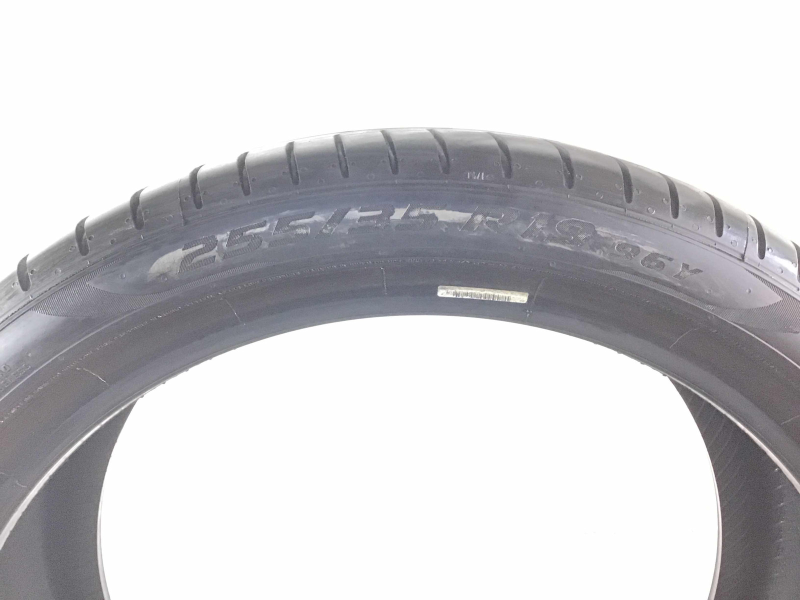 P255/35R19 Pirelli P Zero PZ4 Run Flat 96 Y Used 6/32nds