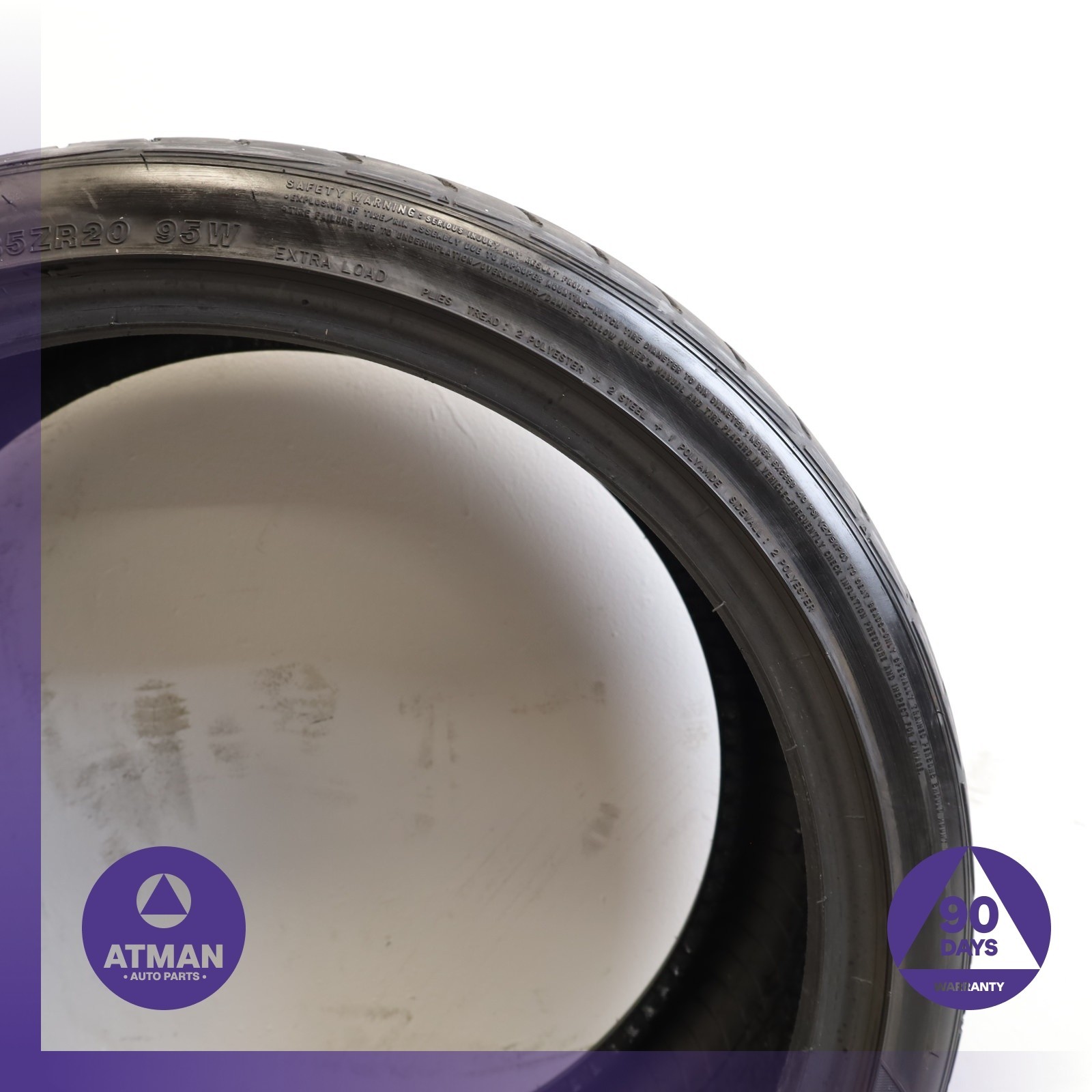 245/35ZR20 Ohtsu FP8000 245 35 20′ 95W DOT 0722 Tire