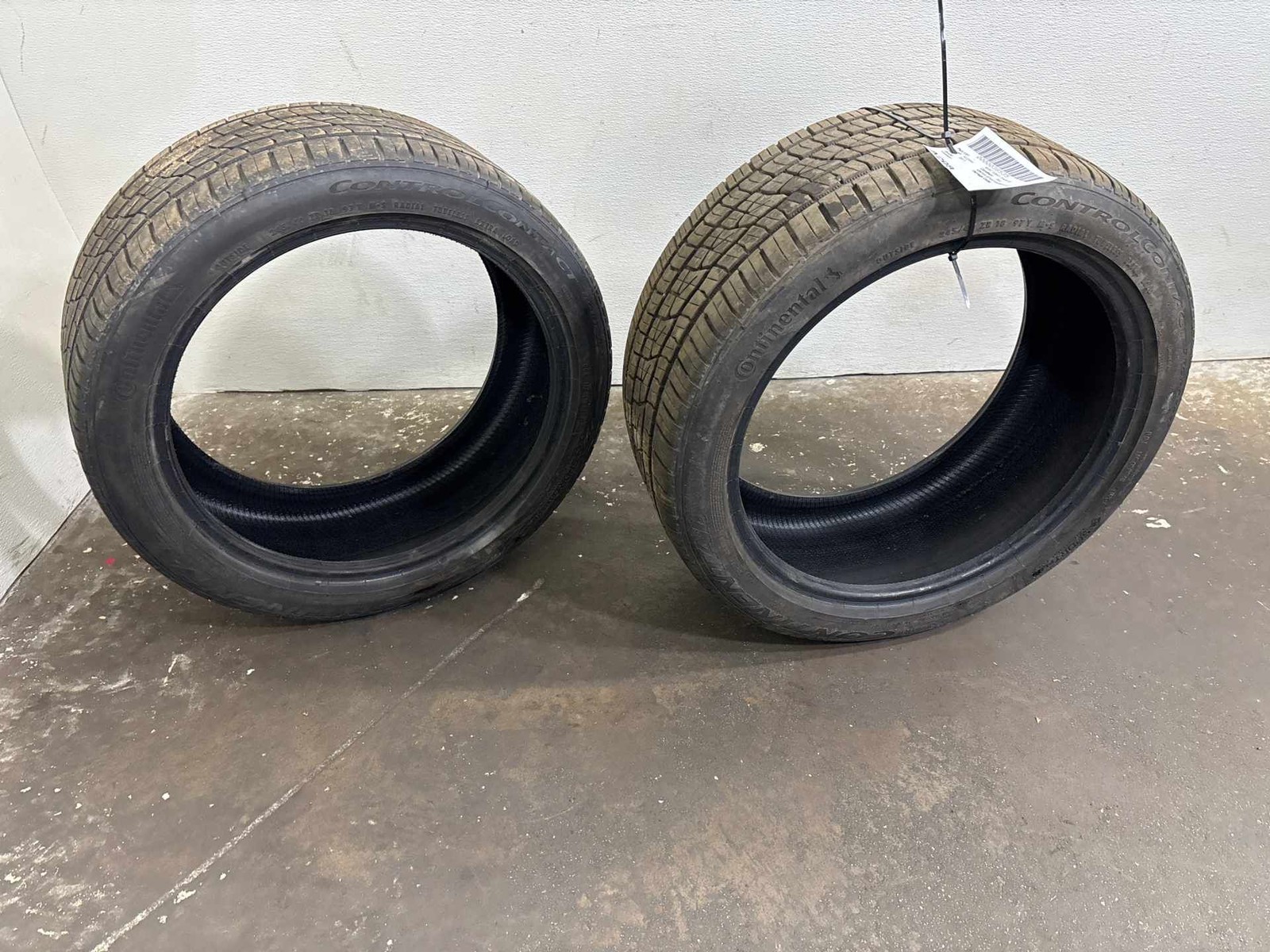 Set of 2 245/40ZR18 Continental ControlContact Sport SRS Plus 97Y Used Tire 6/32
