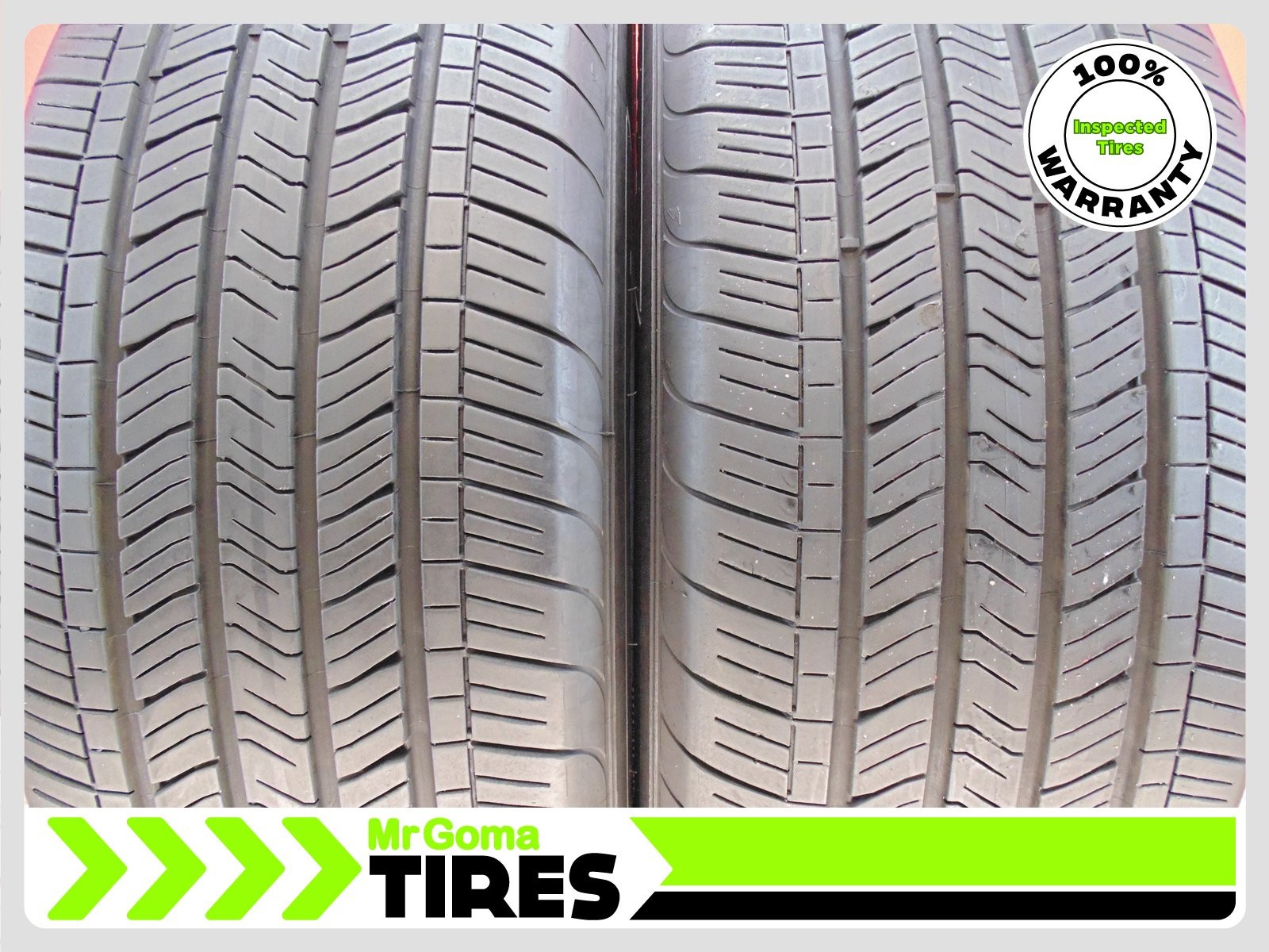 SET OF 2 GOODYEAR EAGLE TOURING 235/50R21 USED TIRES 7.6/32 TREAD 101V 2355021
