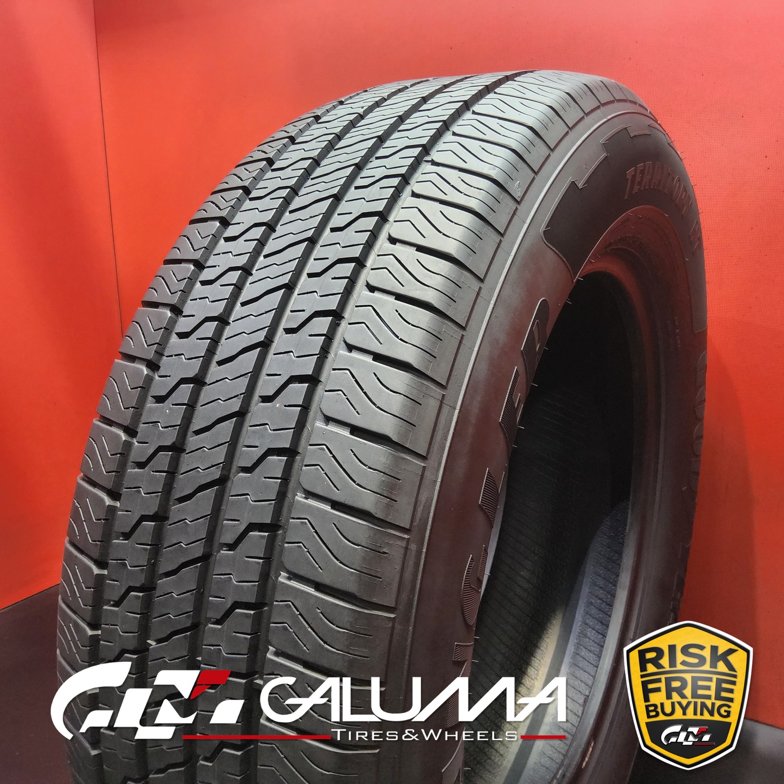 1 Tire LikeNEW Goodyear Wrangler Territory HT 275/60R20 115H No Repairs #96229
