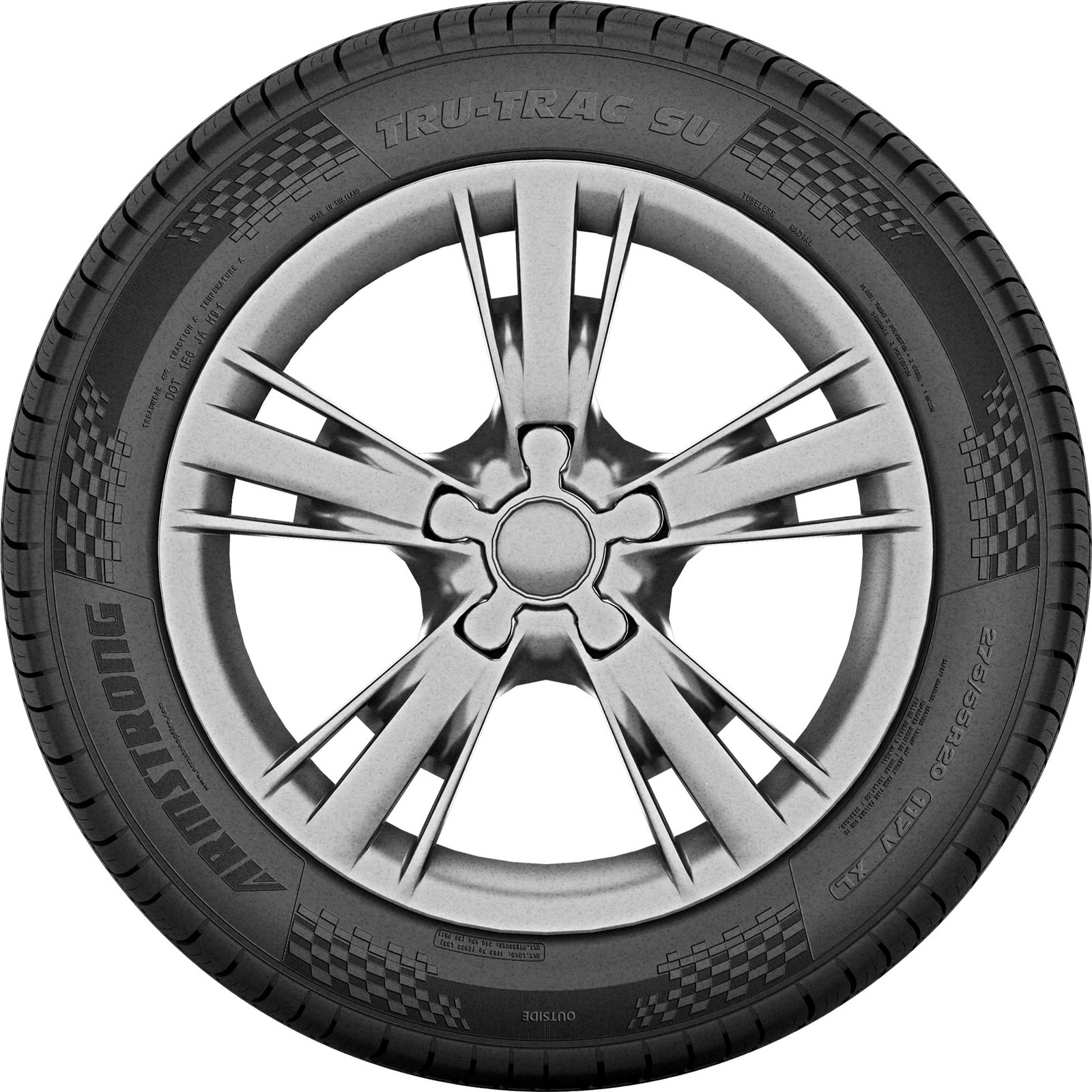 1 New Armstrong Tru-trac Su – 265/40r20 Tires 2654020 265 40 20
