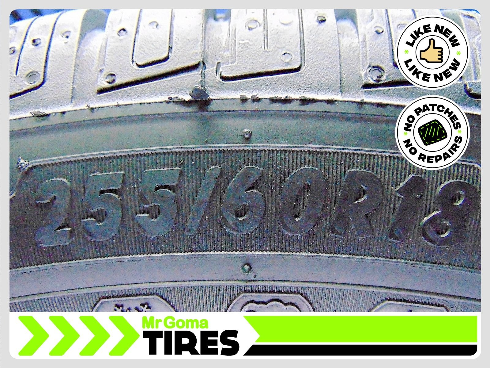 1 PETLAS EXPLERO PT411 A/S 255/60R18 USED 9.0/32 Tread NO PATCH 112V 2556018