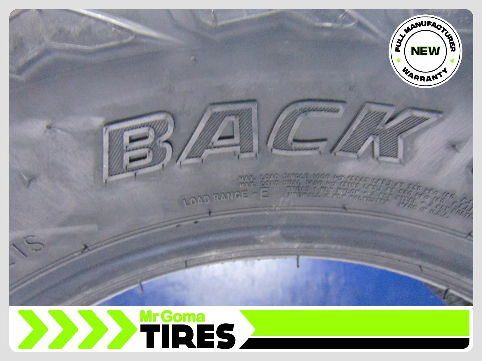1 BRAND NEW DEAN TIRES BACK COUNTRY A/T2 LT265/70R18 TIRE 124/121S LT2657018