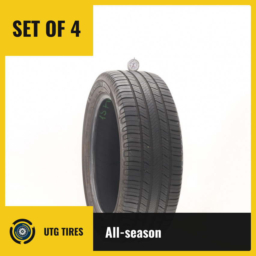 Set of (4) Used 235/50R19 Michelin Defender 2 103H – 7.5-9.5/32 (O761)